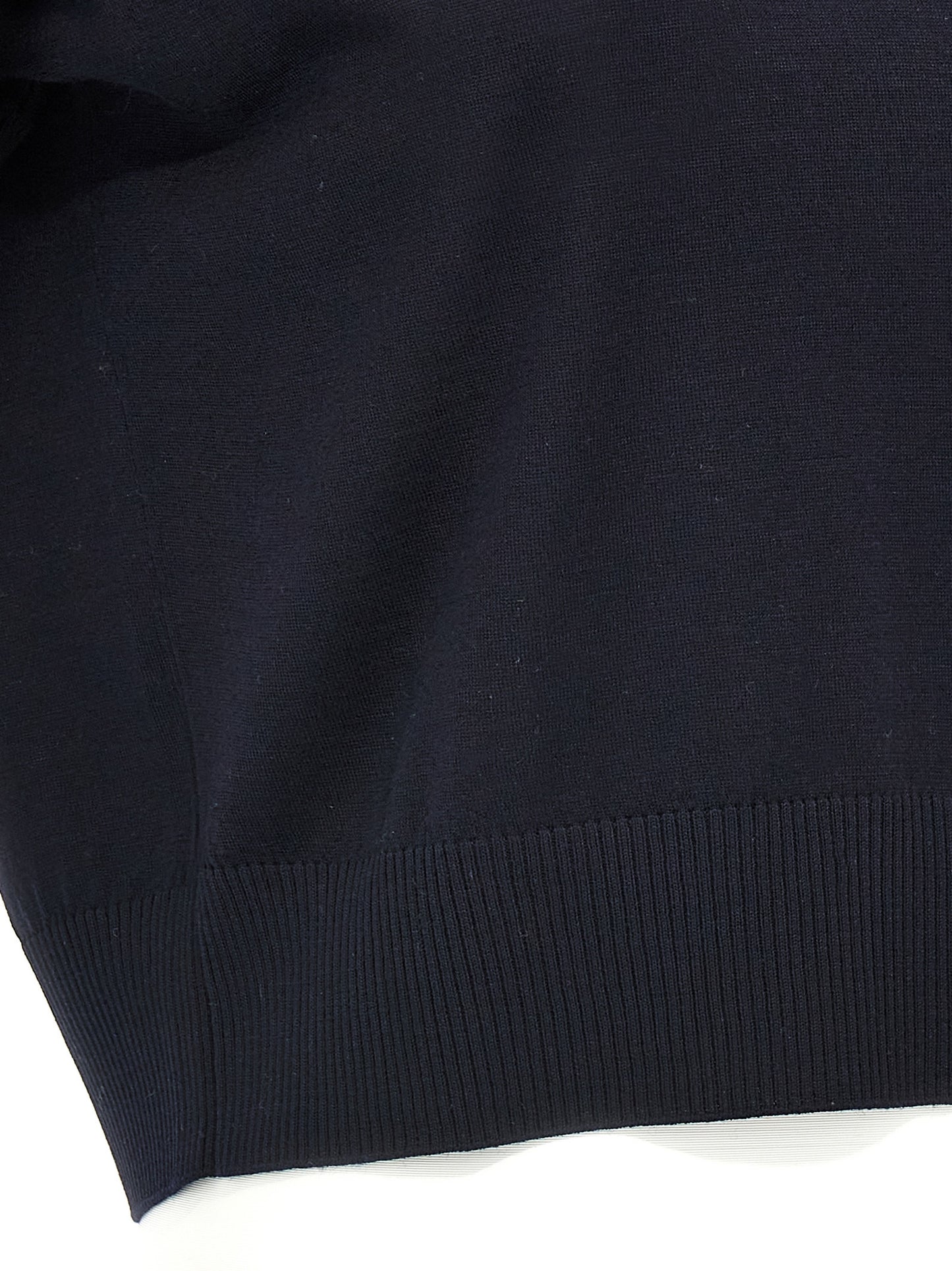 Khaite Women's Crop Top Short-Sleeve Polyamide Polyurethane Wool Shirt - Blue