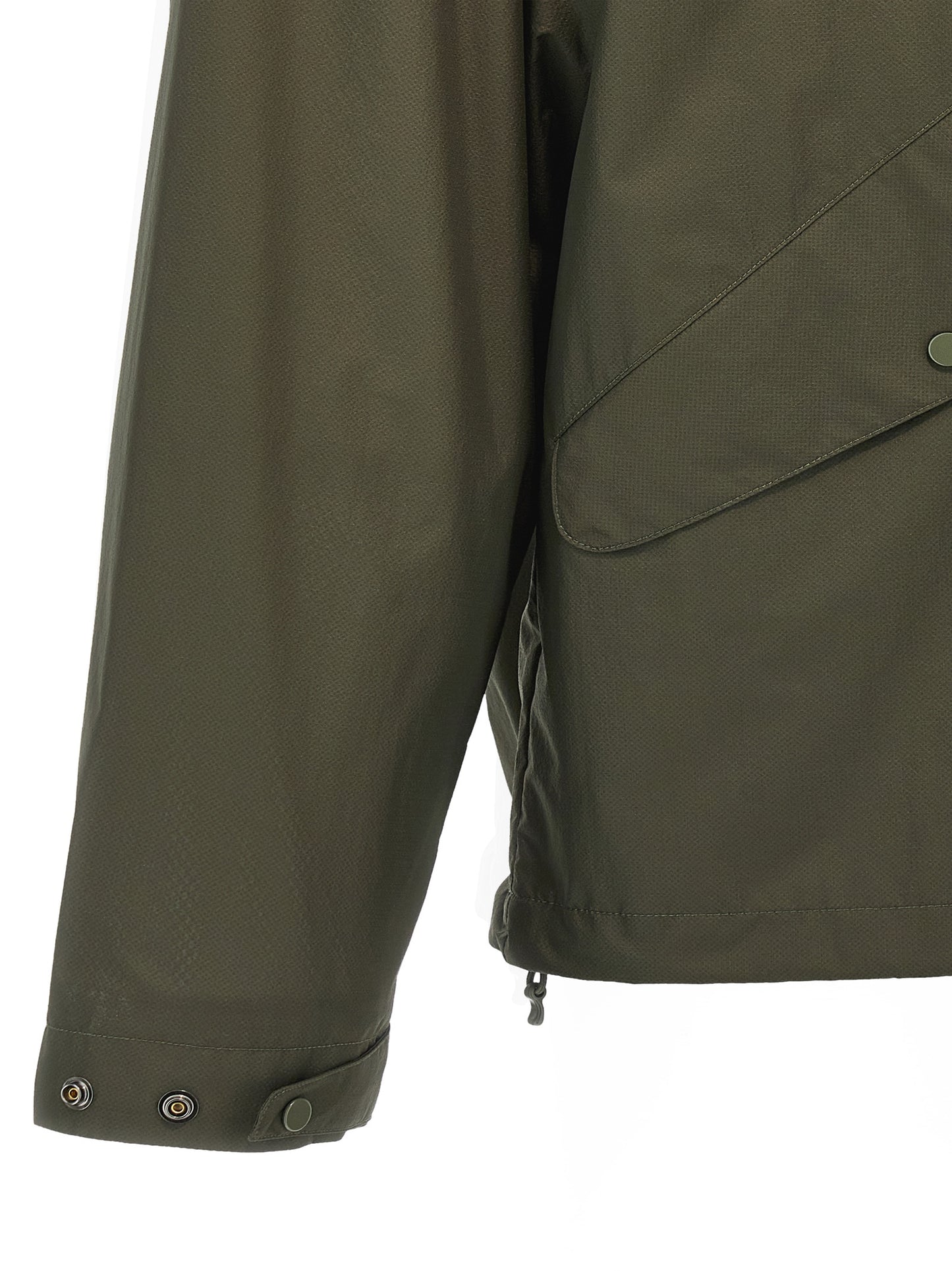 C.P. Company Men's Polyamide Overshirt - Bicolour Green