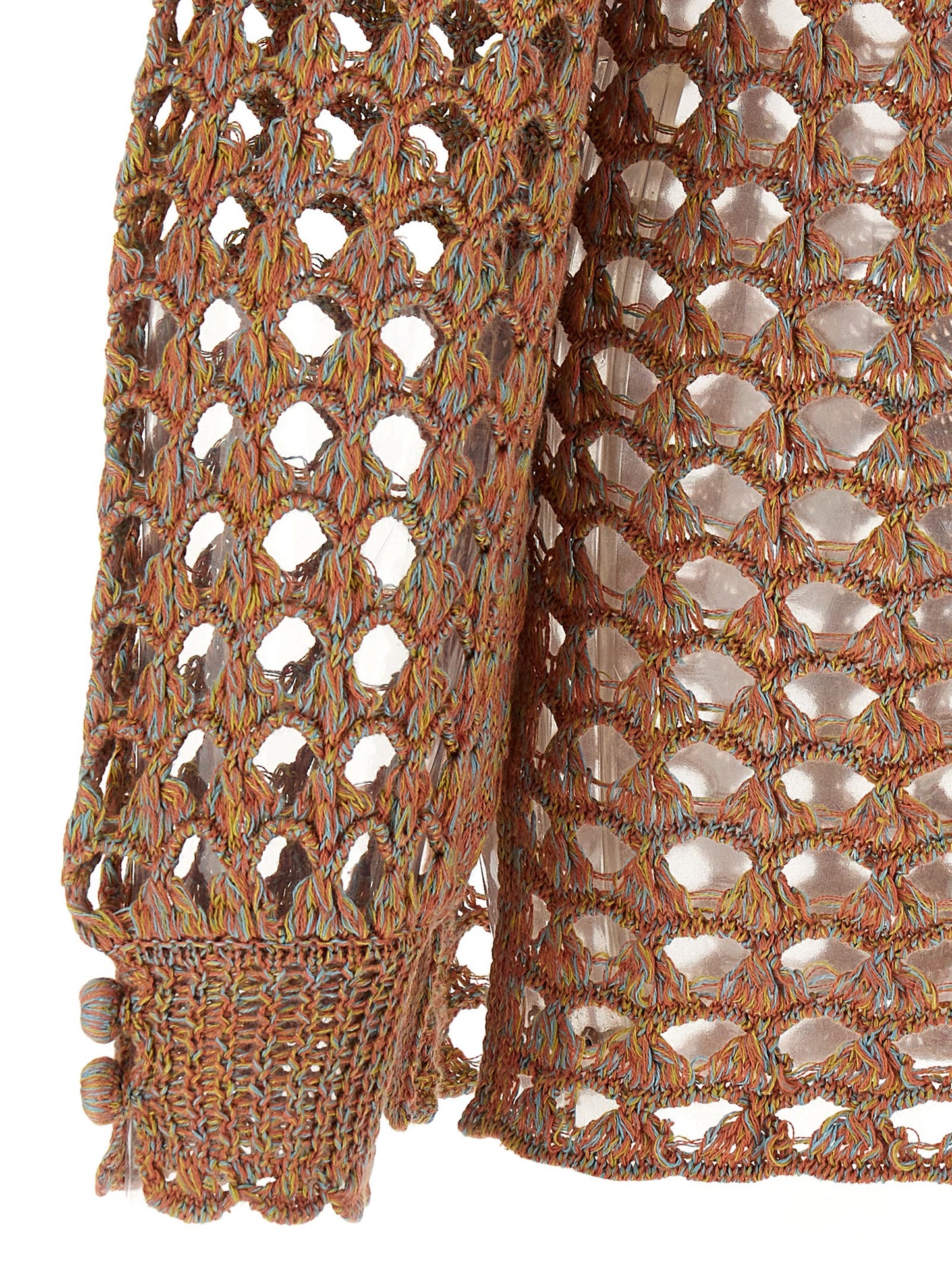 Valentino Garavani Women's Straight Linen & Cotton Cardigan - Multicolor