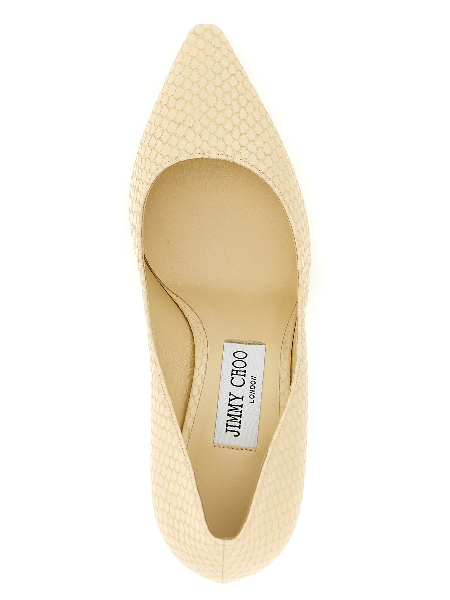 Jimmy Choo Romy Women's Polyester Leather High-Heel Stiletto Pumps Heels - Bicolour Yellow Print