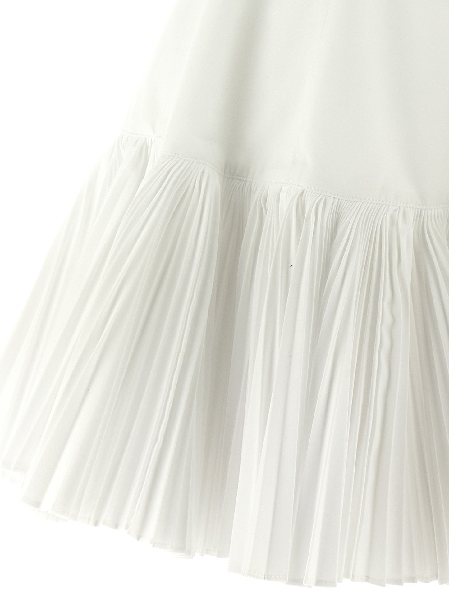 Giovanni Bedin Women's Sleeveless Cotton Short Mini Dress - White