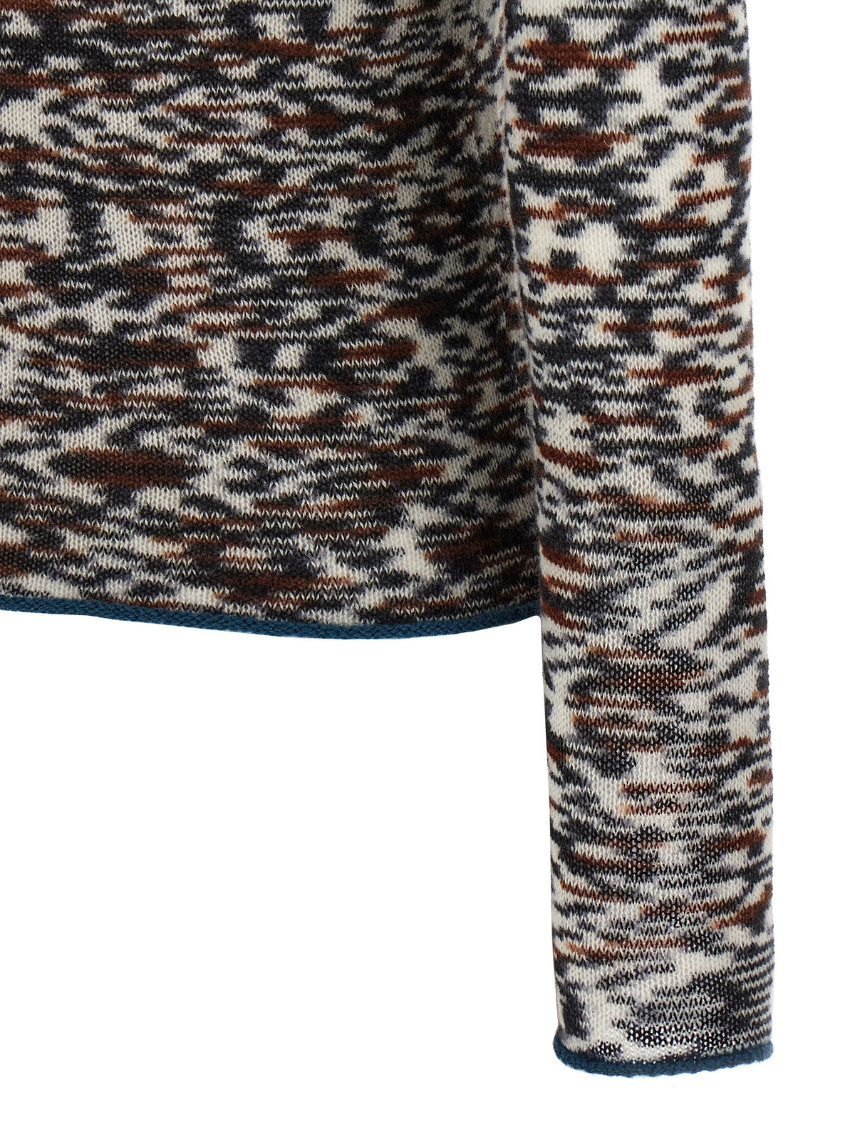 Cardigan by Missoni for women in plush cashmere wool multicolor features an crisp silhouette, showcasing a sophisticated and detail for a truly crisp finish.