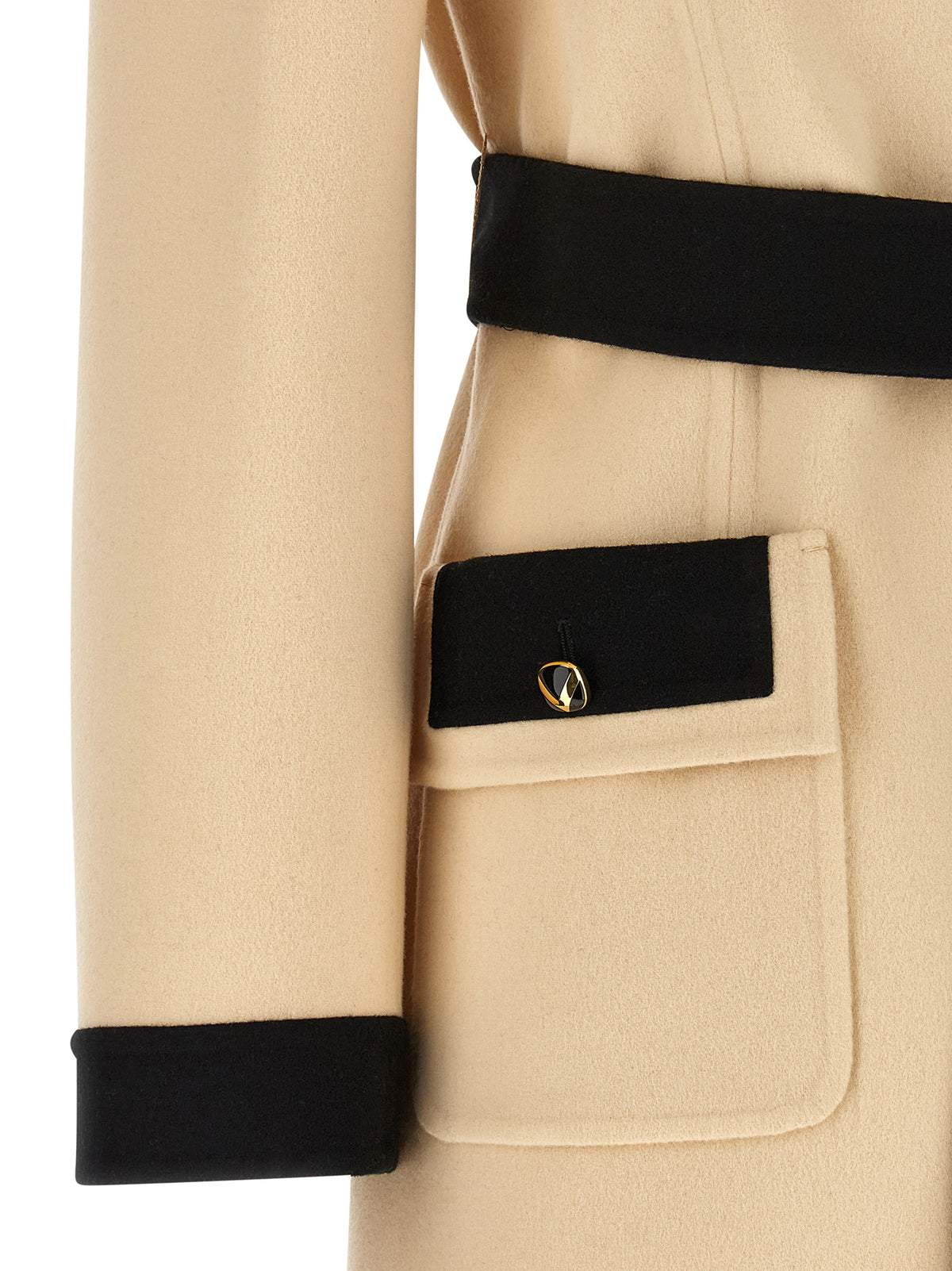 Valentino Garavani Women's Cashmere Virgin Wool Overcoat - Beige
