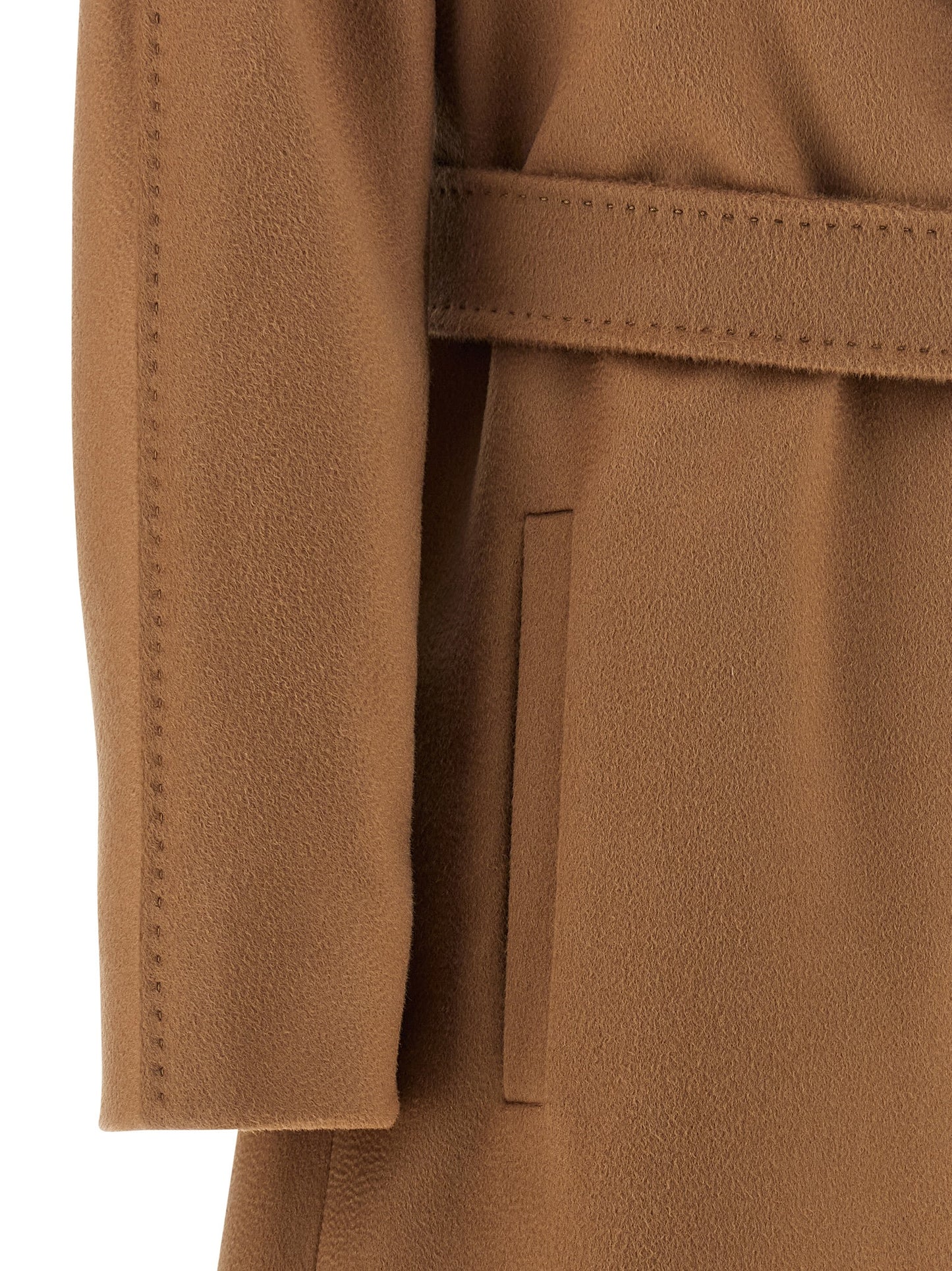 Max Mara Women's Viscose & Virgin Wool Overcoat - Brown Monogram