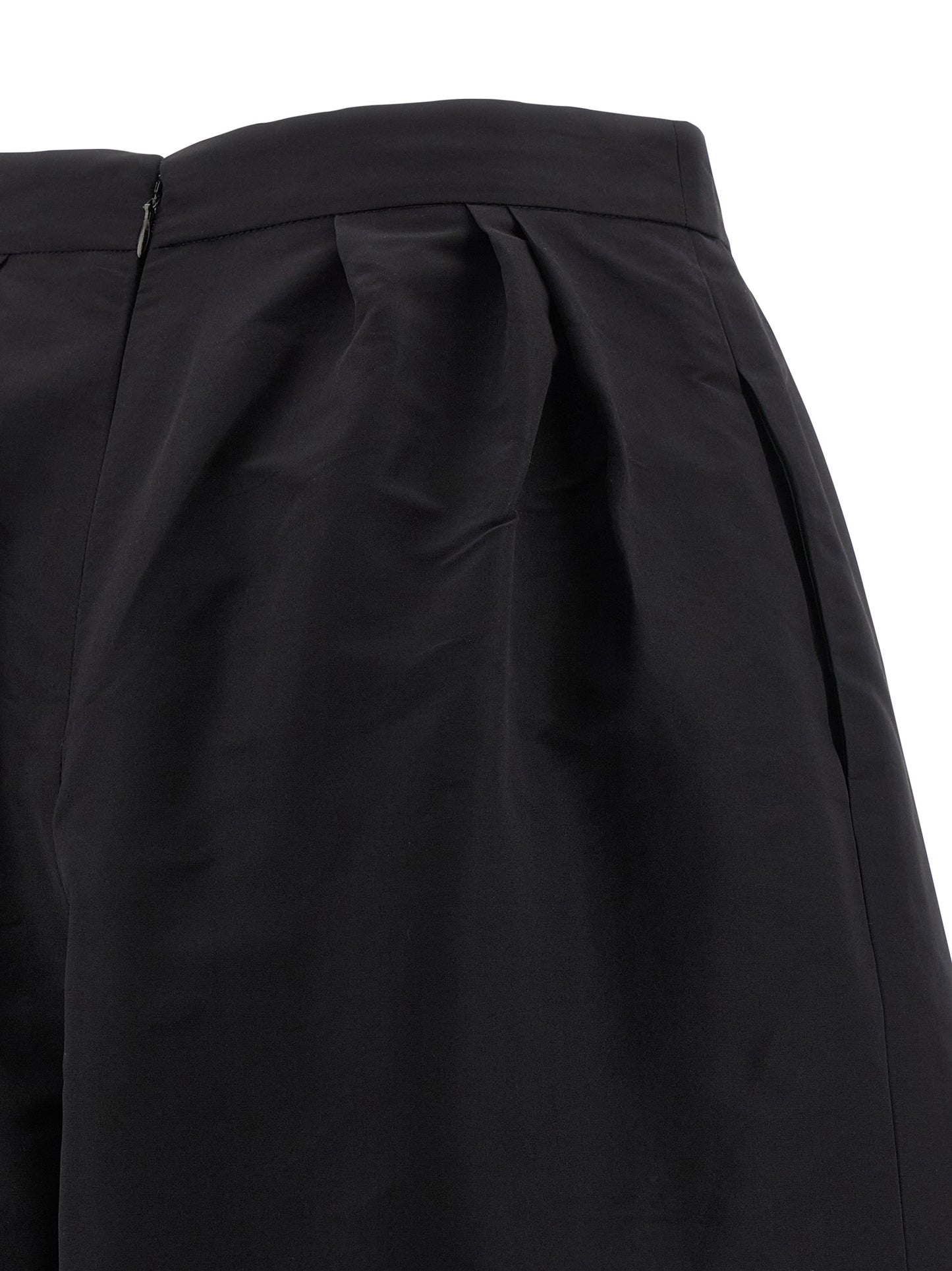 Carolina Herrera Black Silk Casual Pants