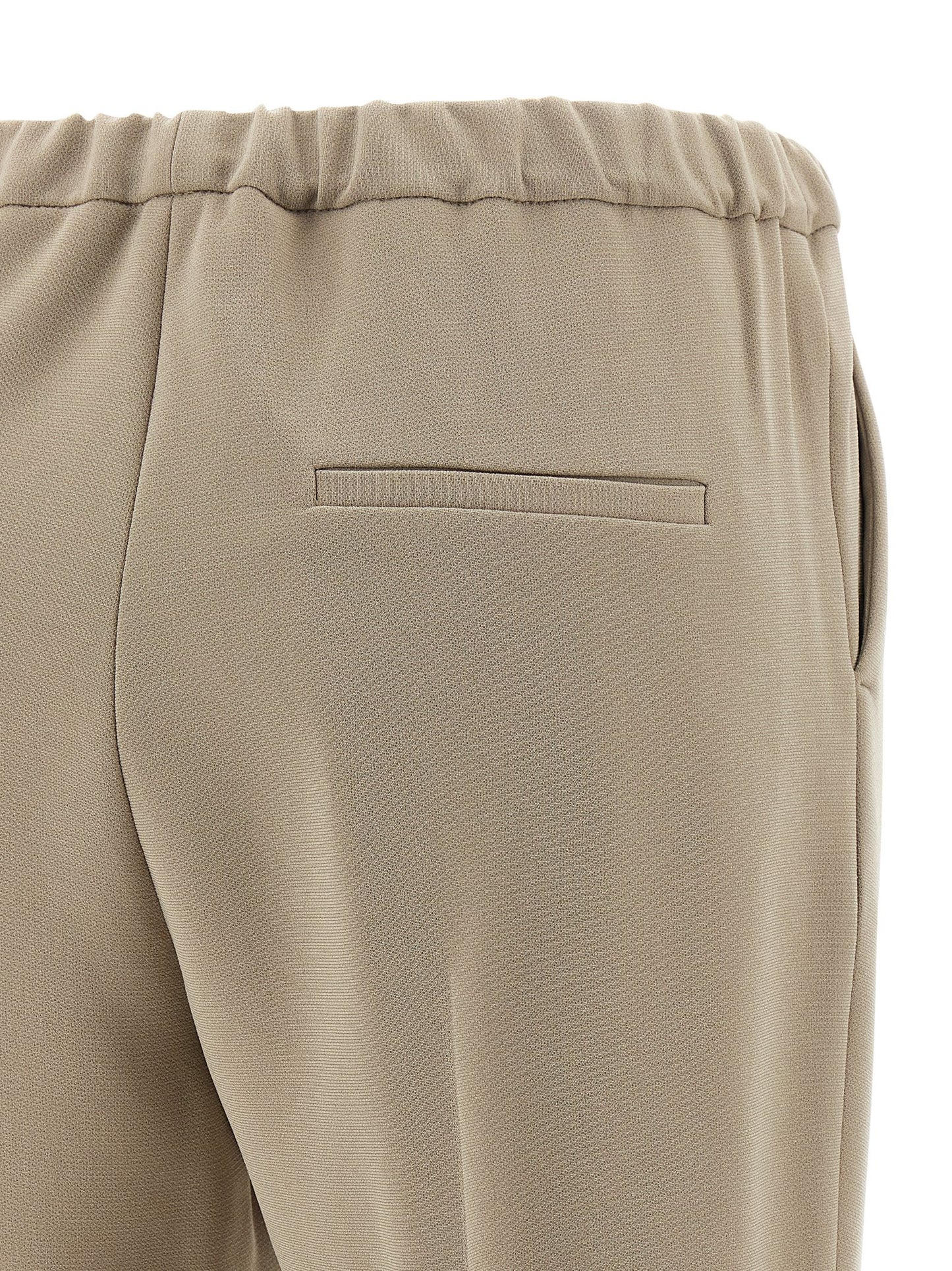 Alberto Biani Women's Polyester Casual Pants - Beige