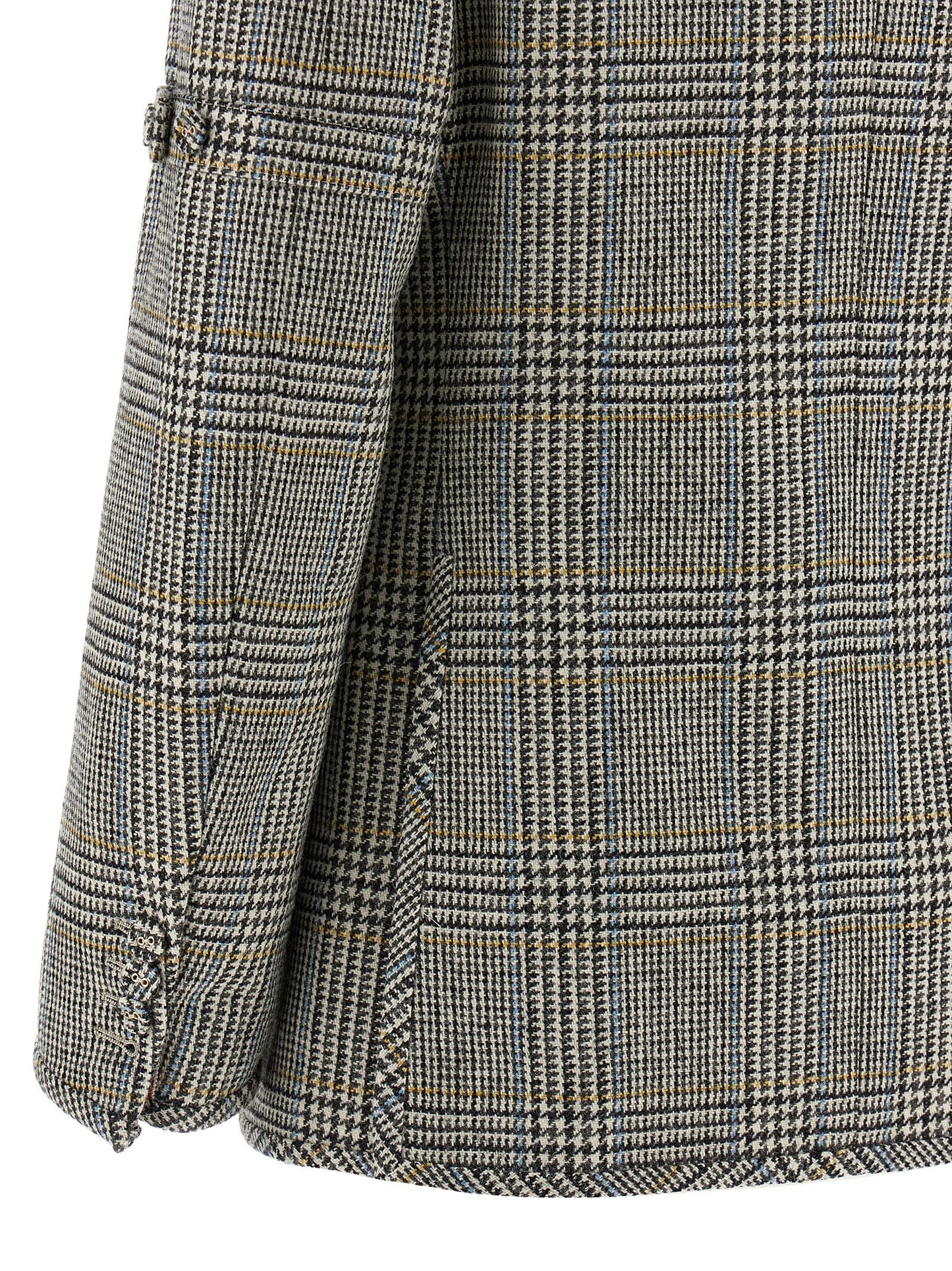 Thom Browne Women's Single Breasted Cupro Wool Blazer - Multicolor Patterned