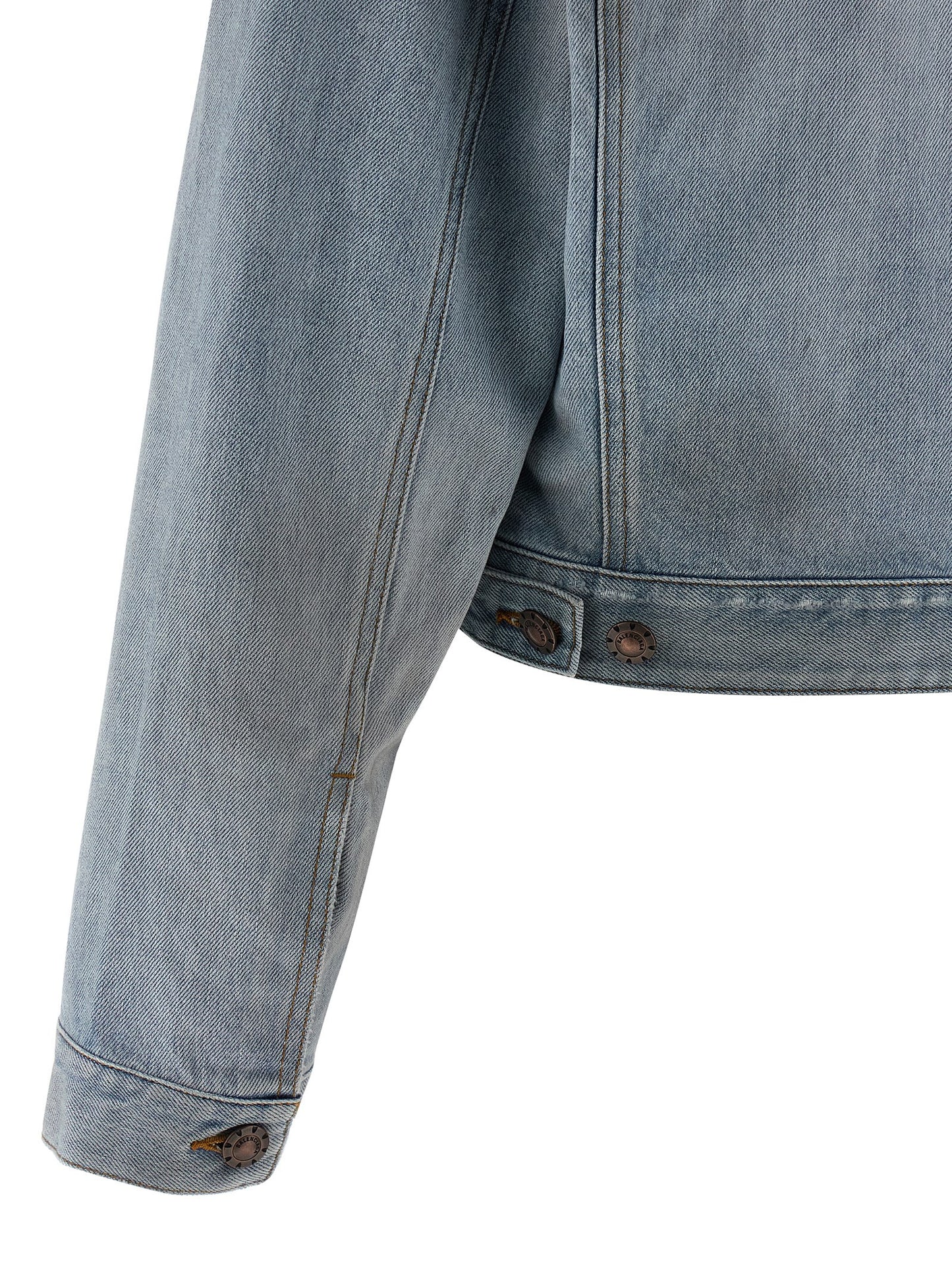 Balenciaga Blue Cotton Denim Jacket