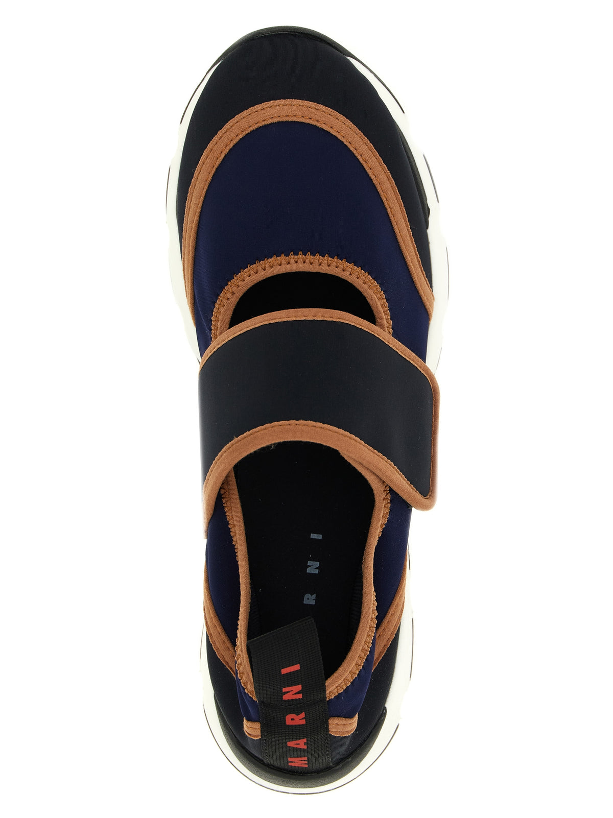 Marni Marni Women's Low Top Nylon Sneakers - Blue Signature