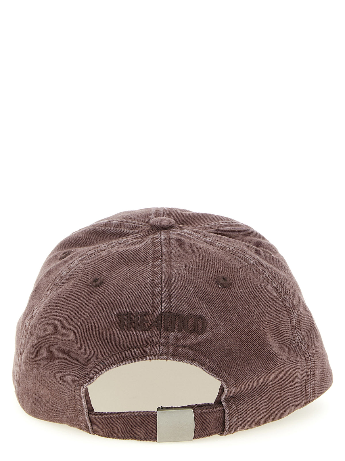 The Attico Cotton Canvas Baseball Cap - Brown