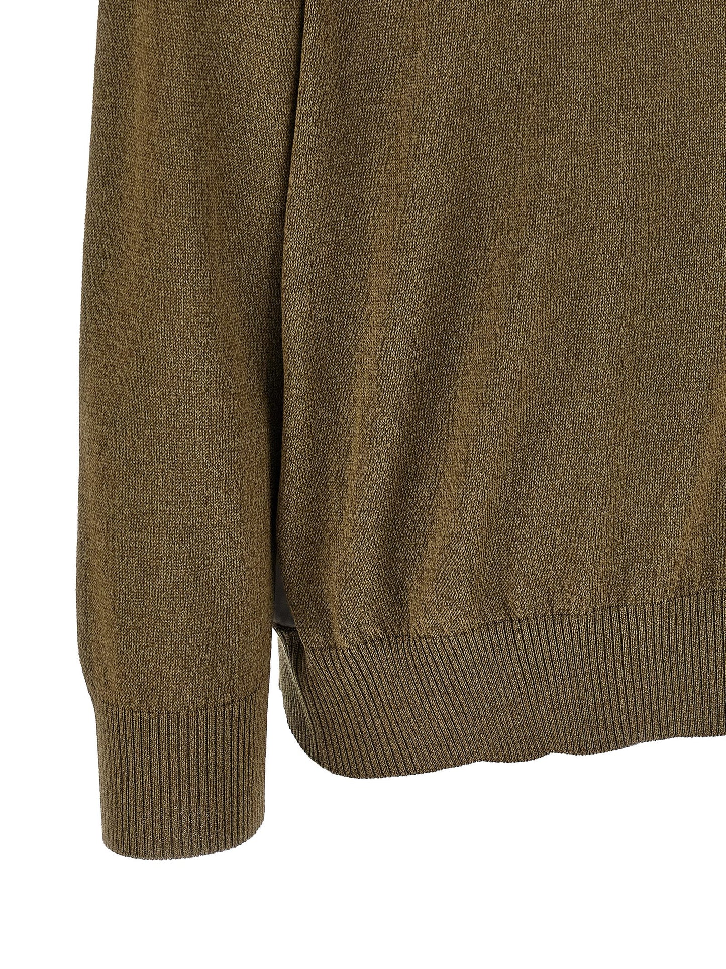 Etro Women's V Neck Silk Cotton & Viscose Cardigan - Bicolour Green Patterned Paisley