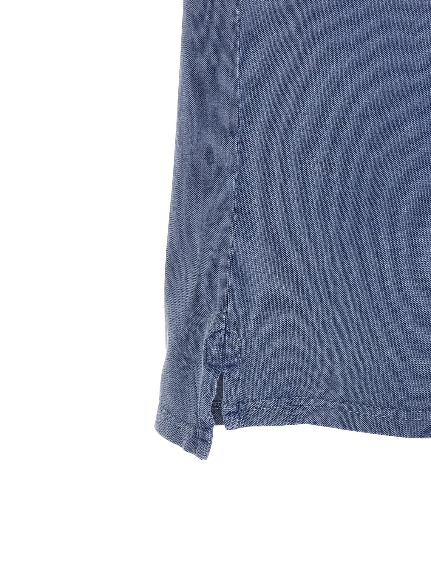 Isabel Marant Men's Short-Sleeve Cotton Polo Shirt - Blue