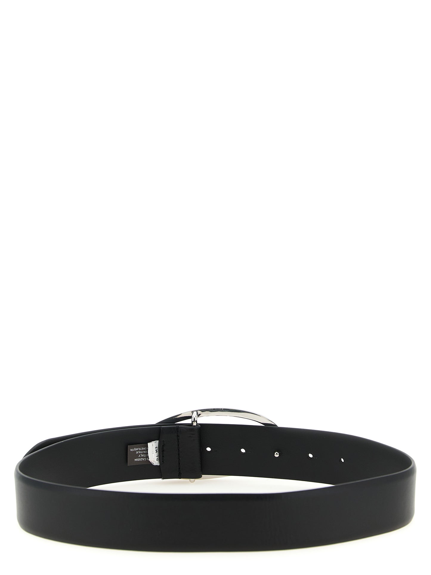 Diesel Black Leather Regular Belt