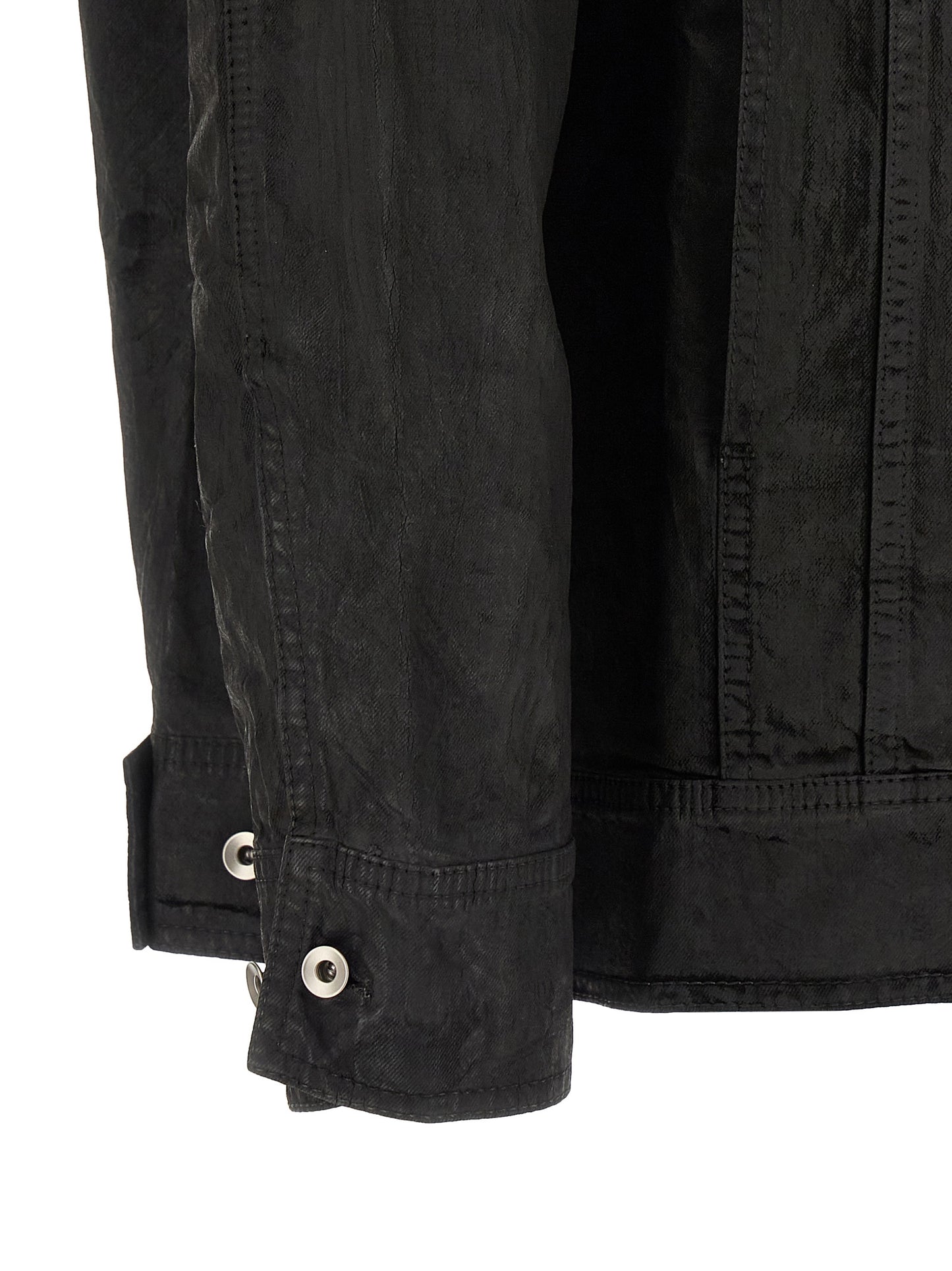 DRKSHDW Men's Denim Cotton Trucker Jacket - Black