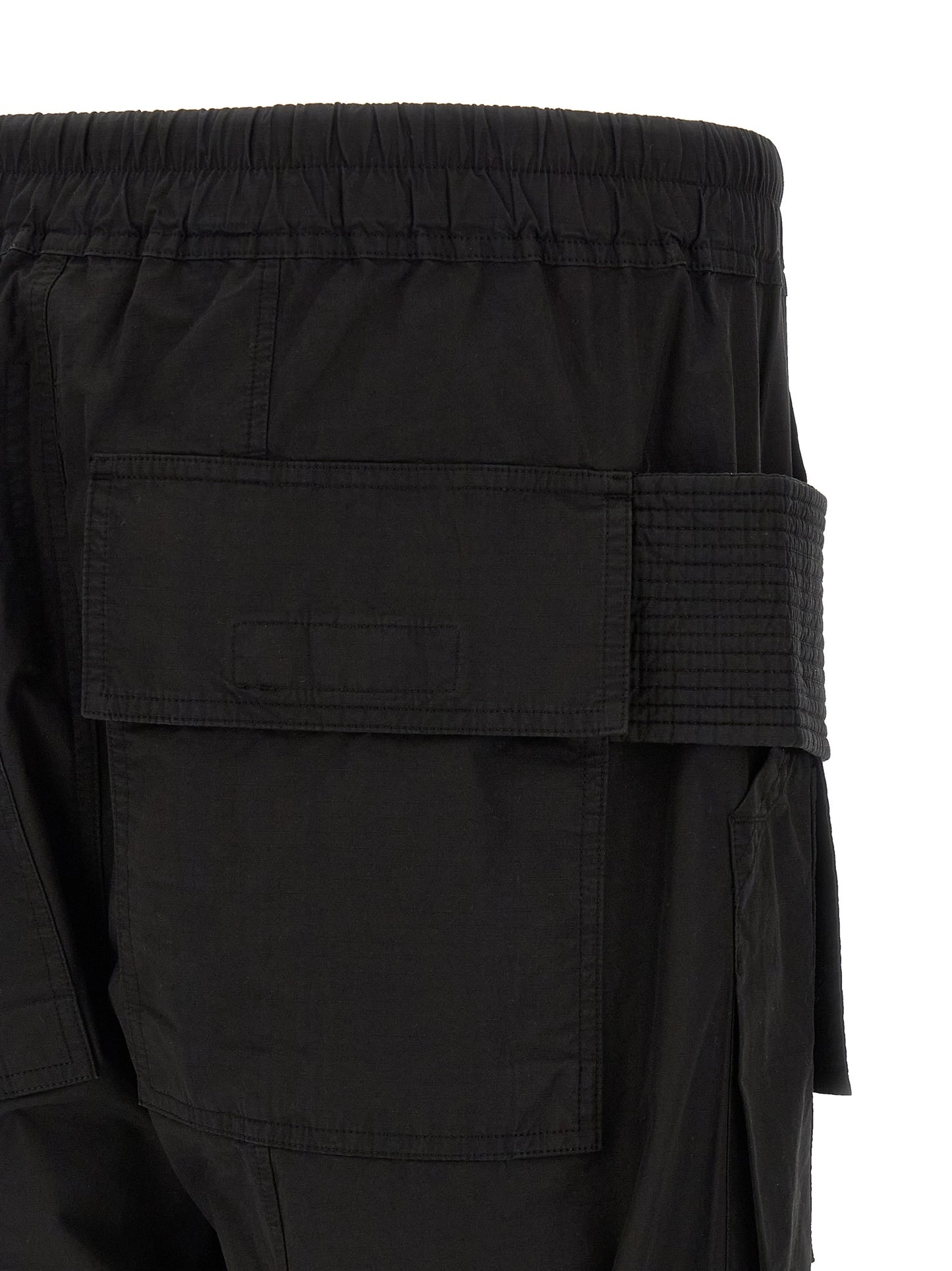 DRKSHDW Black Cotton Cargo Pants