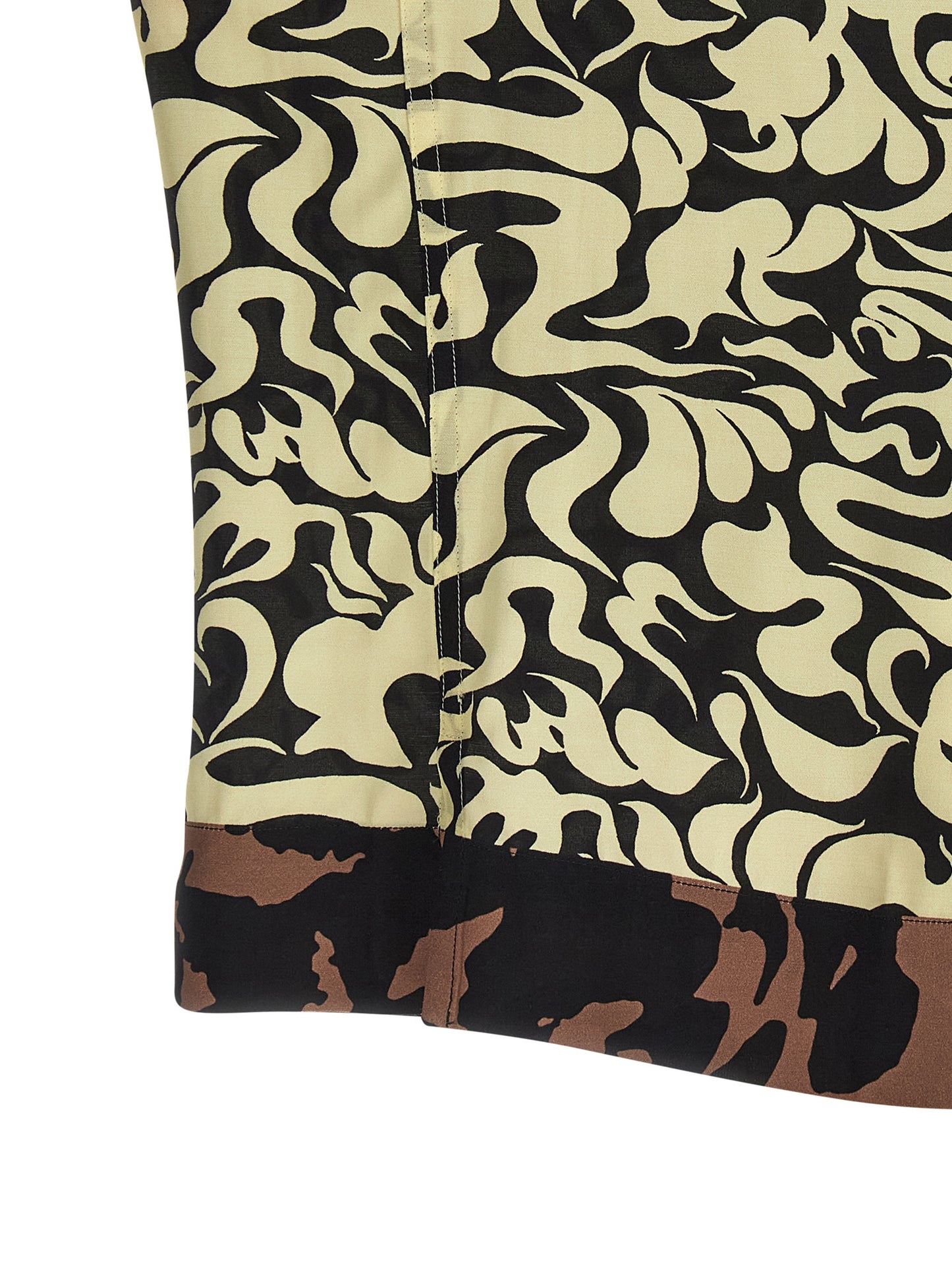 Dries Van Noten Men's Short-Sleeve Viscose Shirt - Multicolor Floral Print