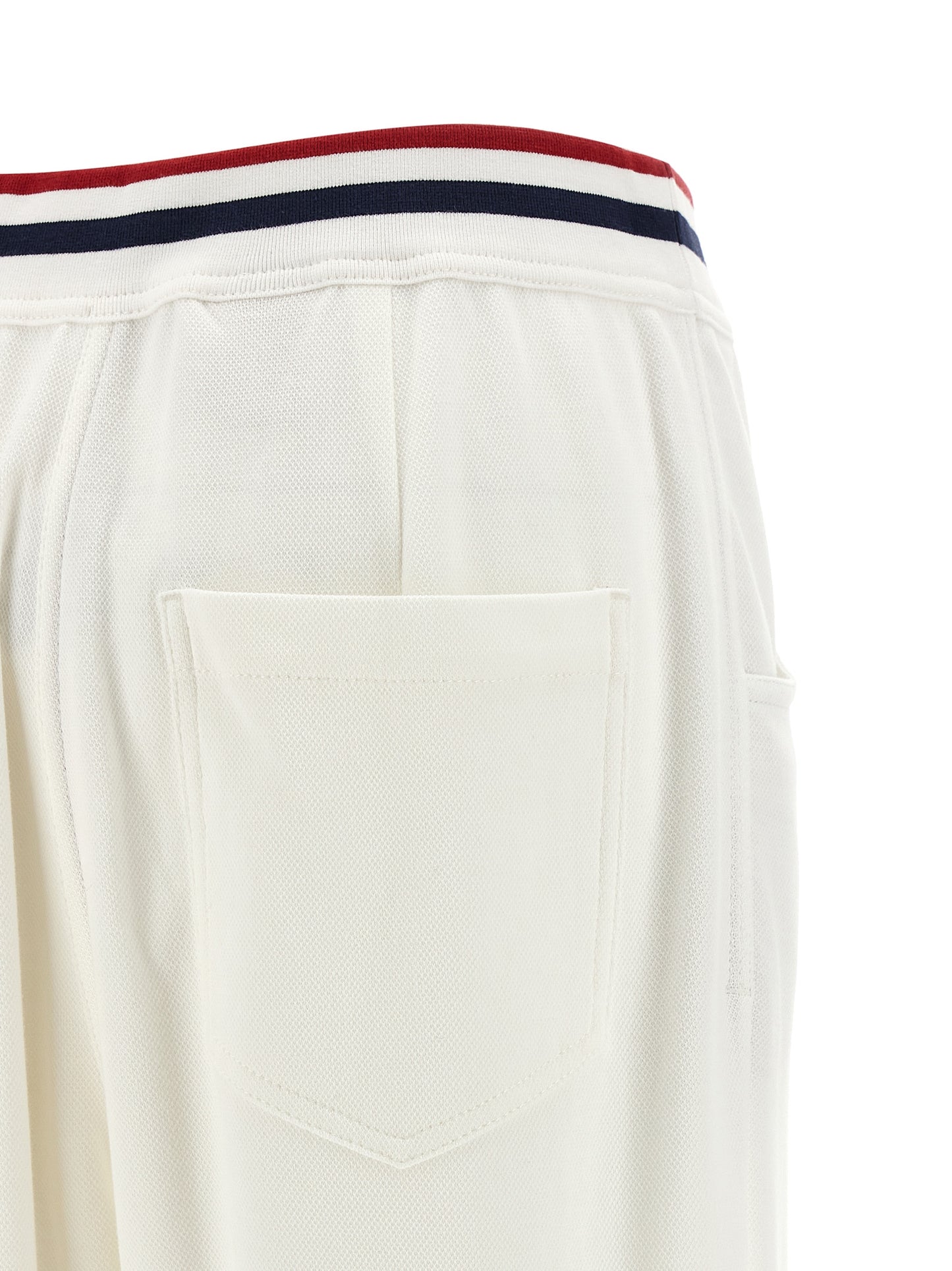 Brunello Cucinelli Women's Straight Leg Polyamide Cotton Joggers - White