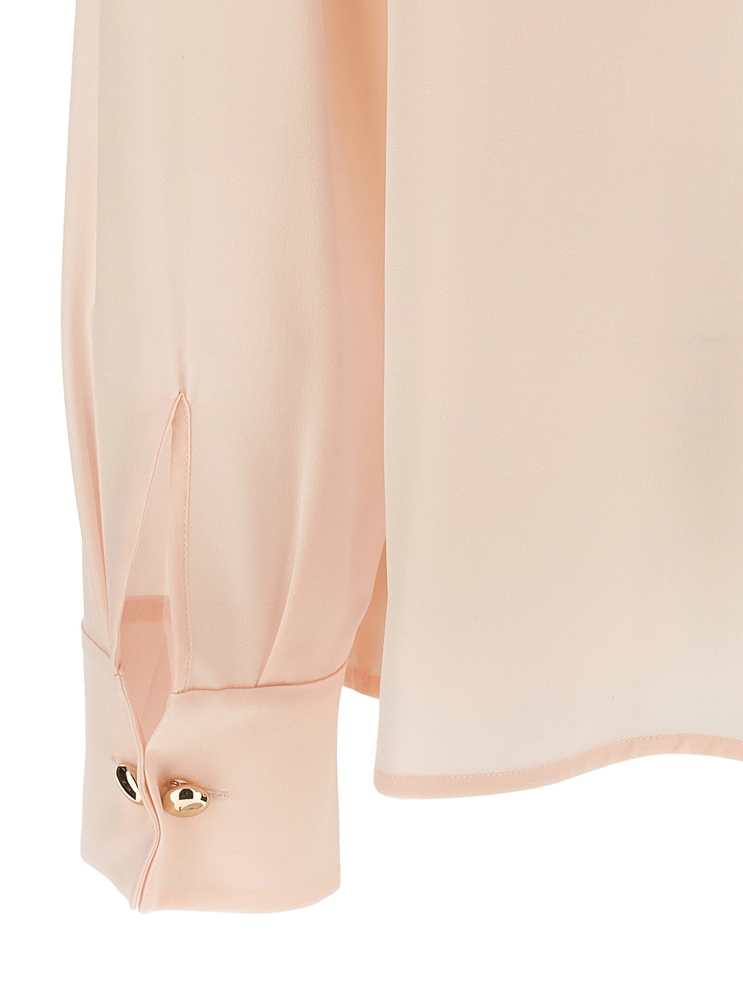 Blouse by Max Mara for women in silk multicolor, pearl, pink & patterned showcases a sleek silhouette, elegantly detailed with a sleek and for a sleek finish.