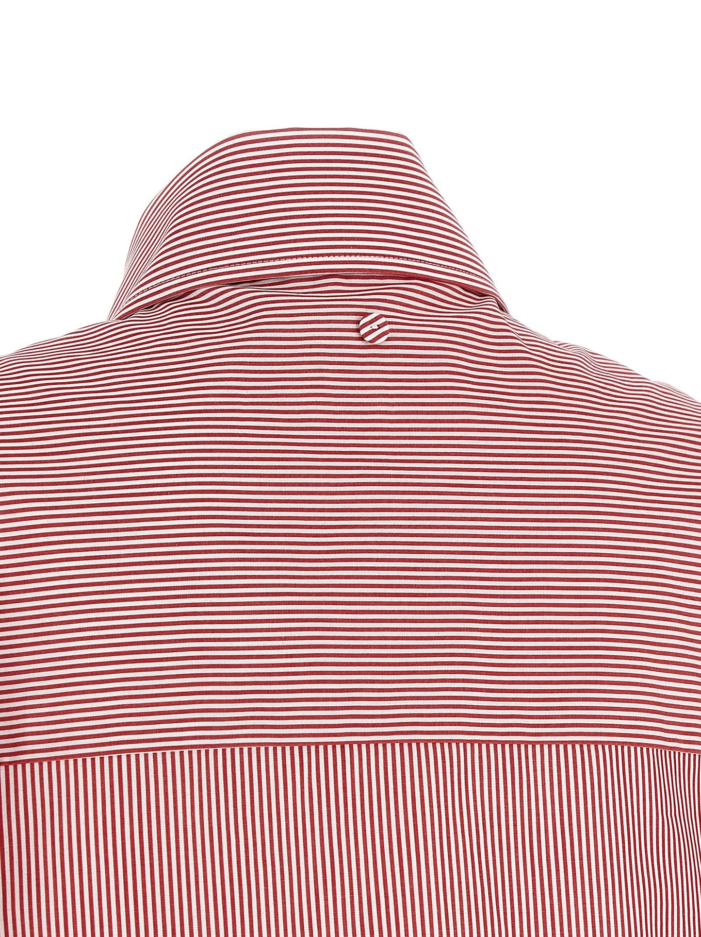 Armarium Women's Sleeveless Cotton Blouse - Multicolor Red Patterned Striped