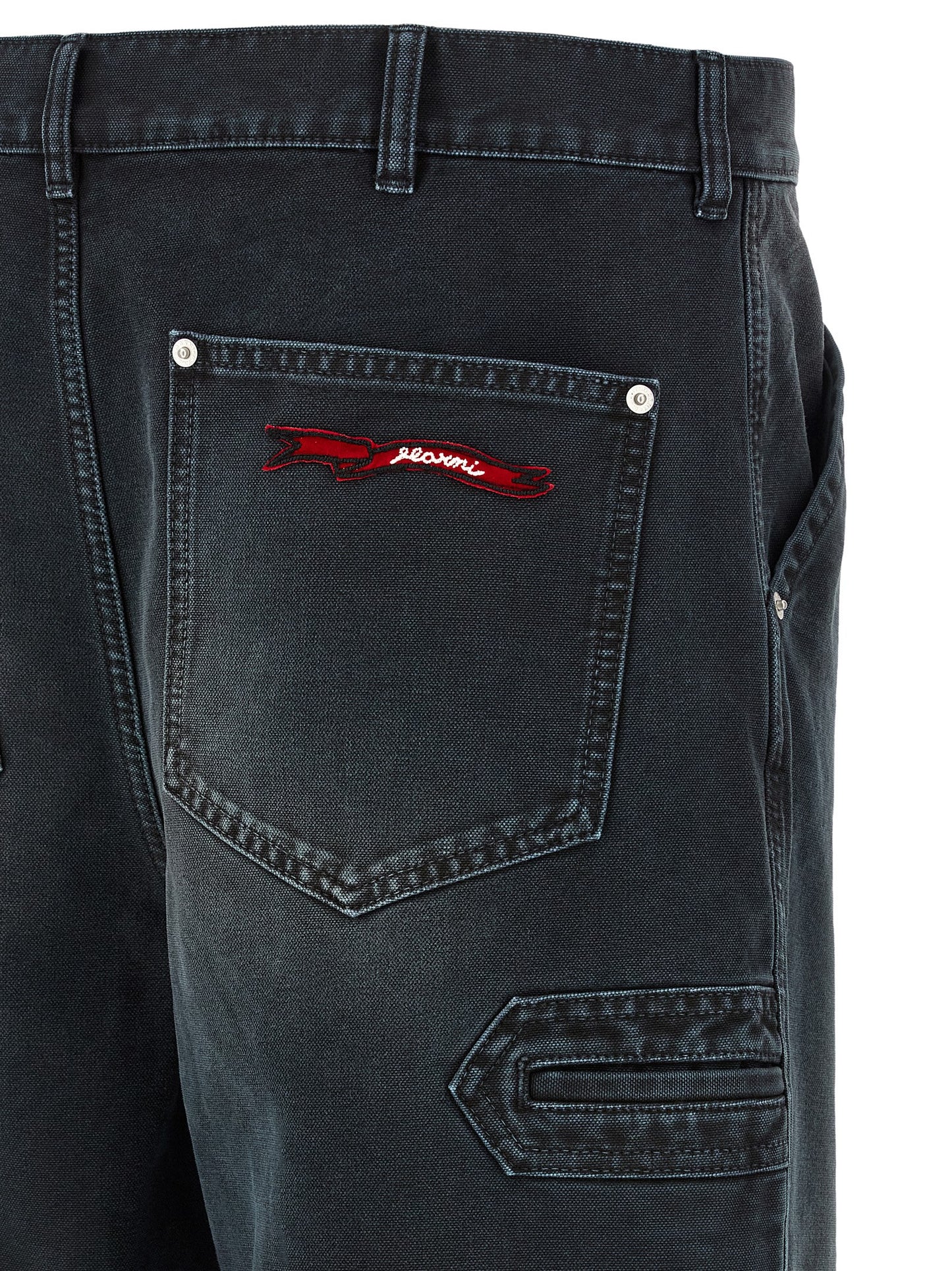 Cargo Pants by Marni for men in denim cotton black features a architectural with a architectural long and architectural .