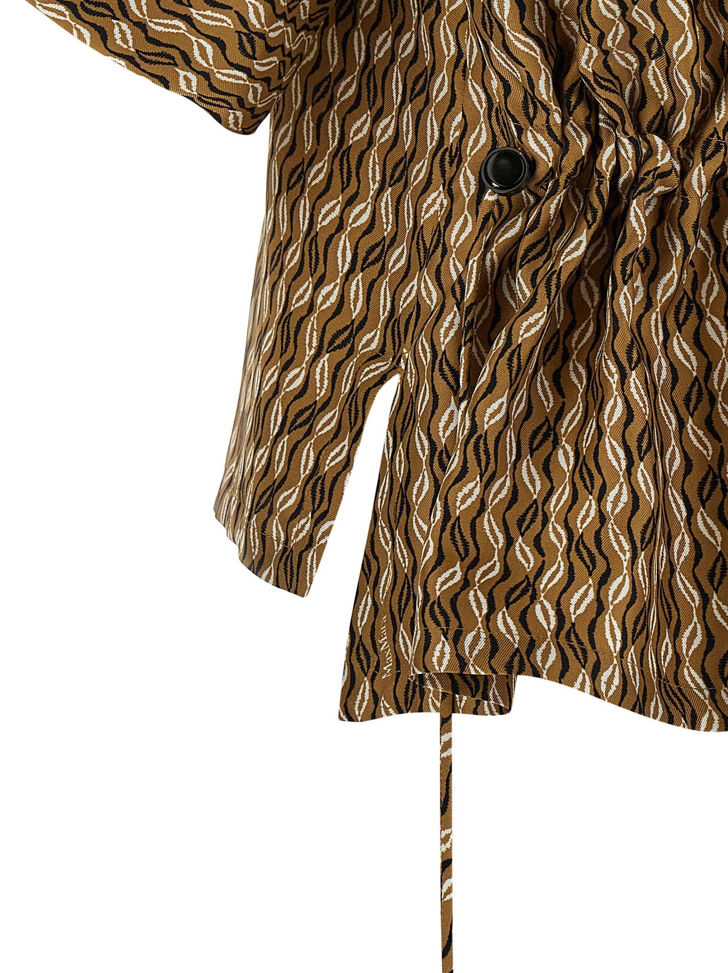 Max Mara Brown Silk Blouse
