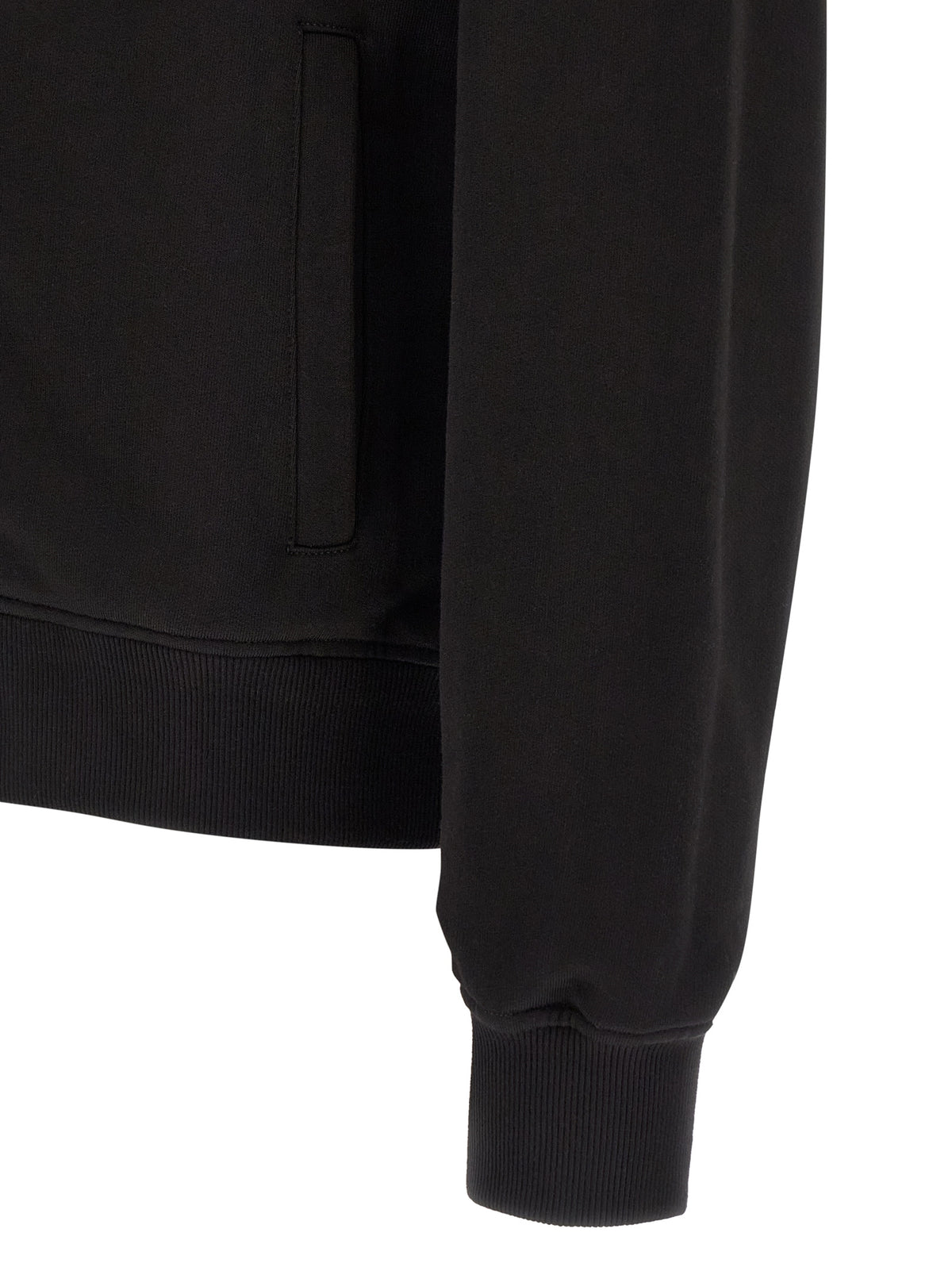 Dolce & Gabbana Men's Relaxed Fit Cotton Sweatshirt Hoodie - Black
