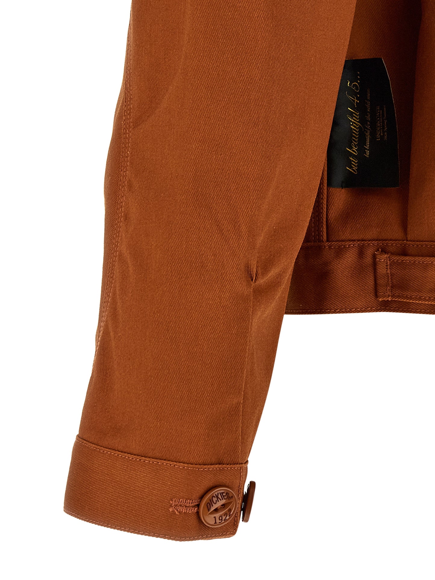 Undercover Men's Polyester Cotton Twill Windbreaker Jacket - Brown