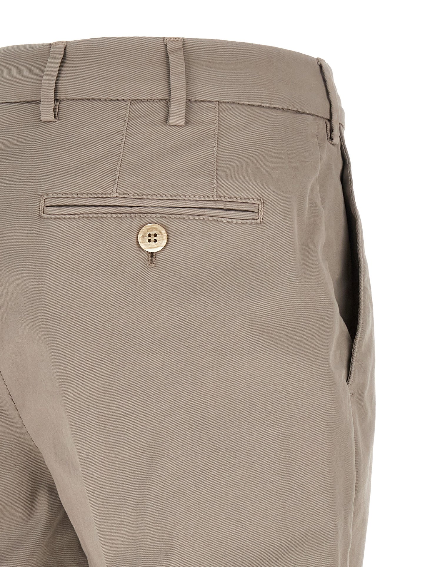 Brunello Cucinelli Beige Cotton Casual Pants