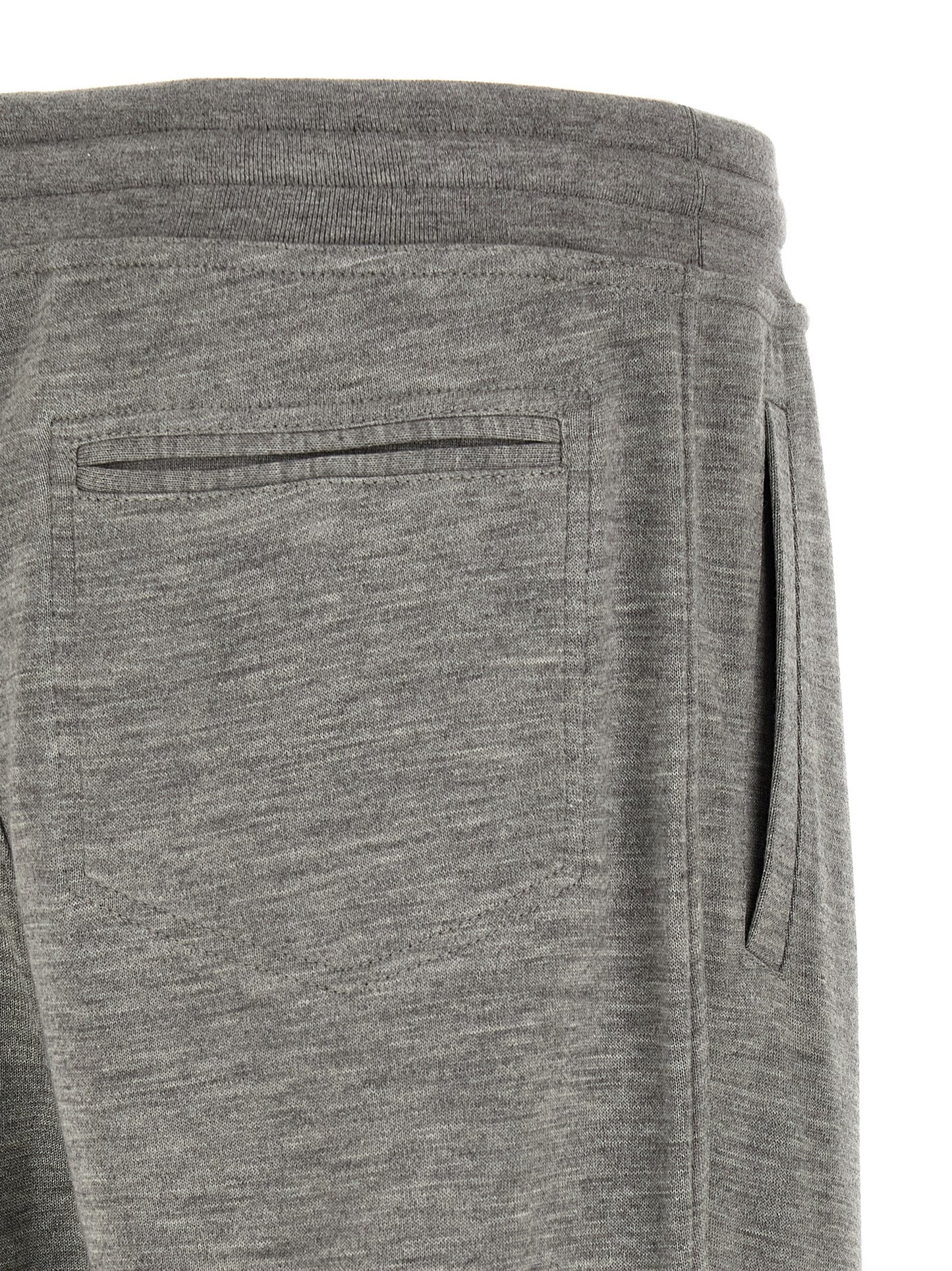 Brunello Cucinelli Gray Cashmere Joggers (Workout Pants)