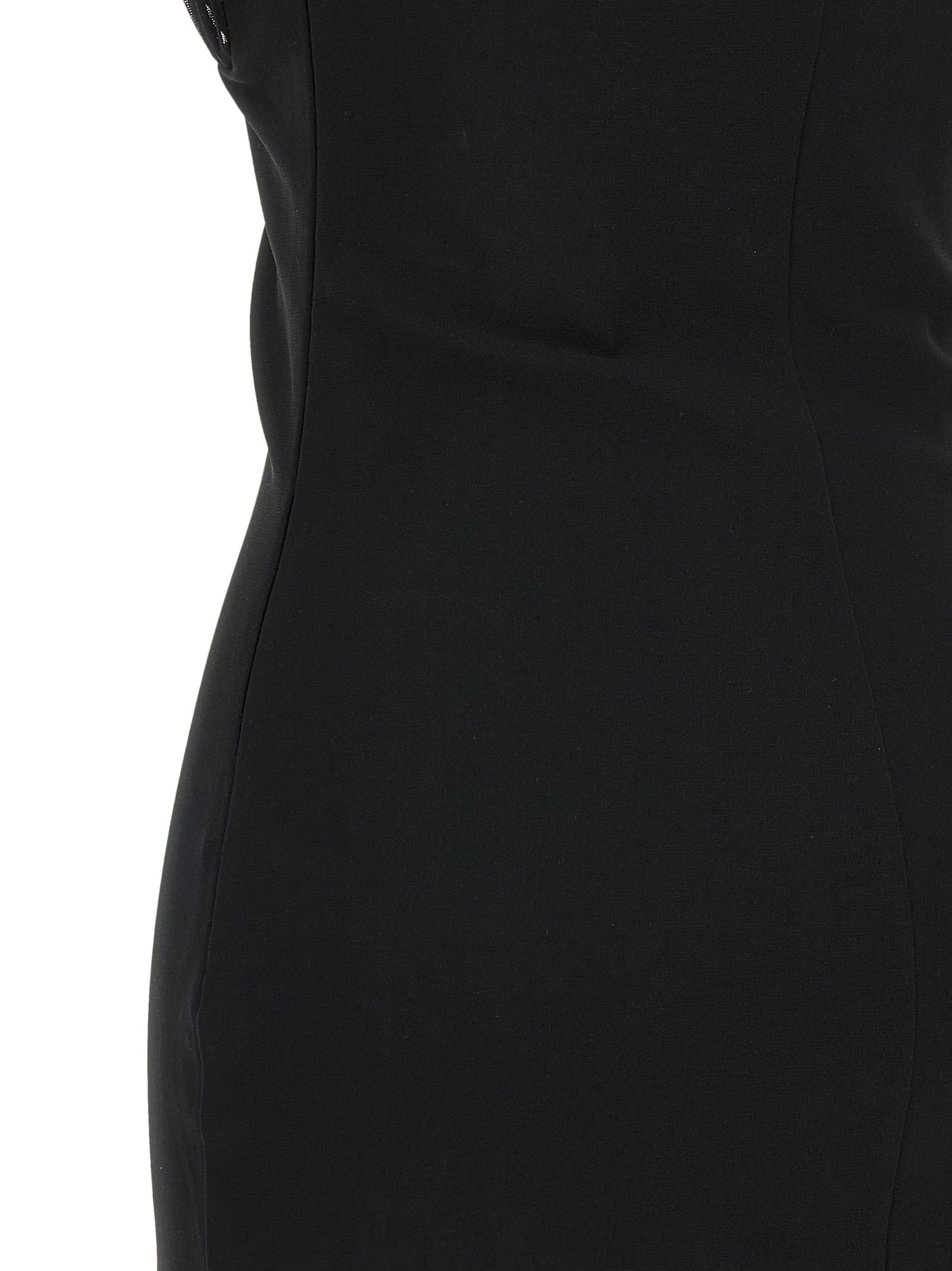 Nensi Dojaka Black Viscose Short Dress