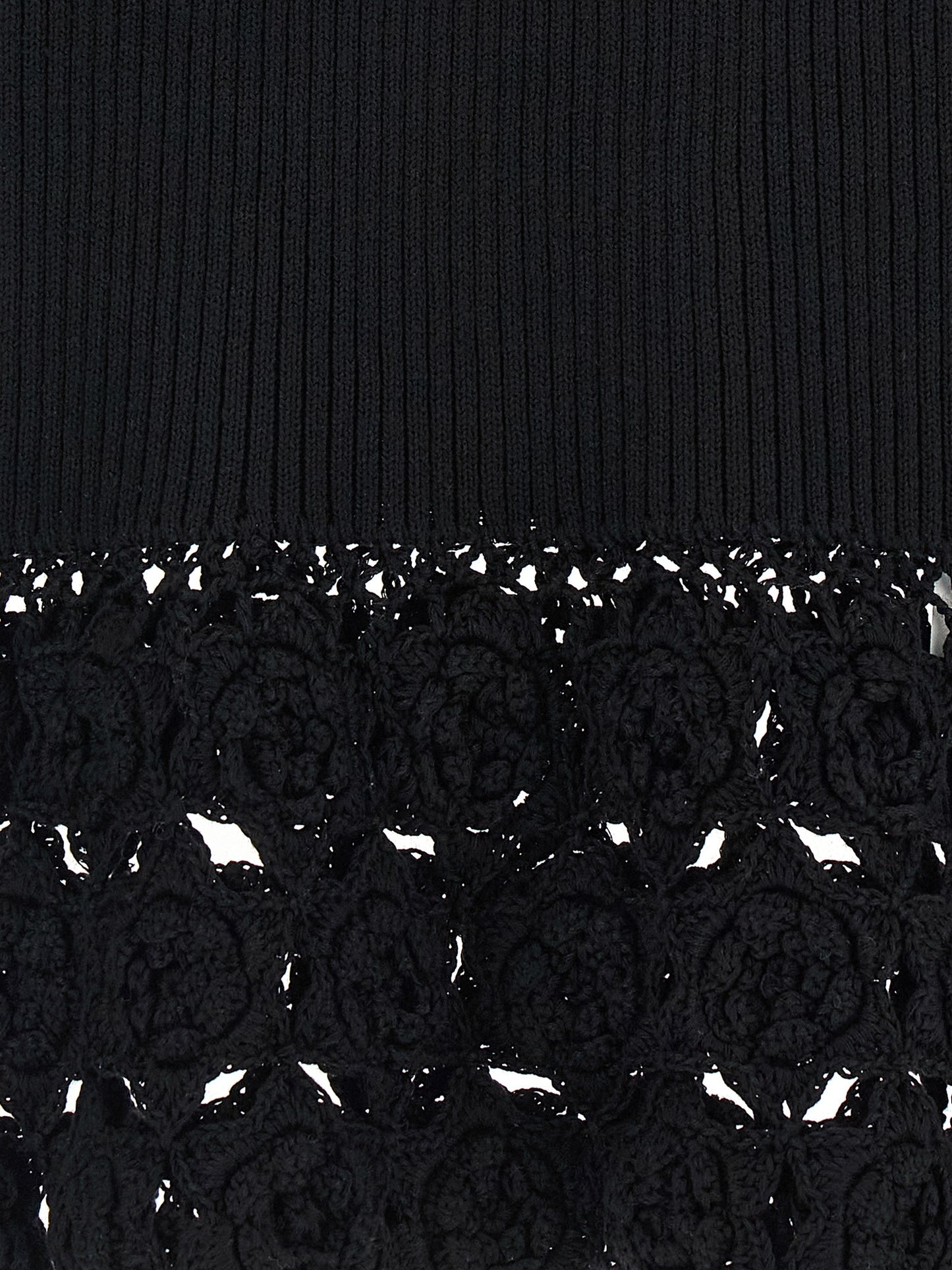 Ganni Black Organic Cotton Sleeveless Jacket