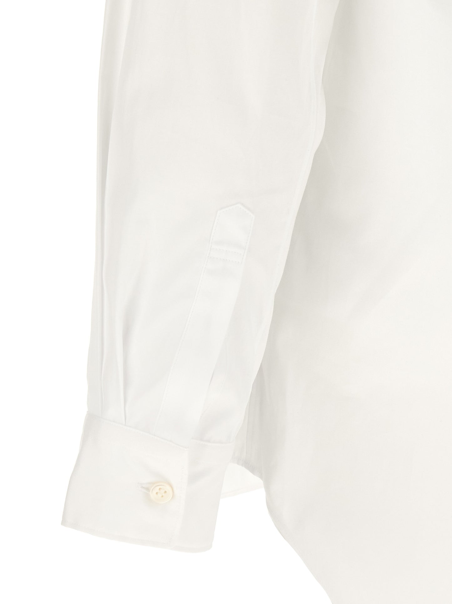 Comme Des Garçons Men's Cotton Hooded Shirt - White
