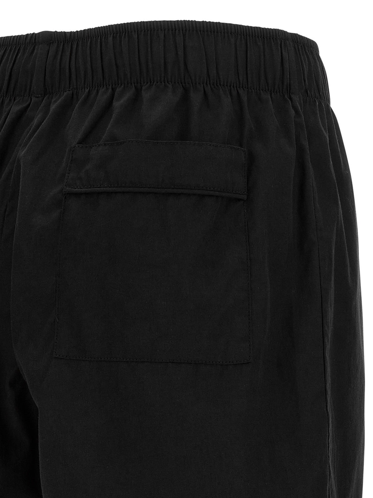 Bermuda Shorts by Entire Studios for women in cotton black & signature presents a sleek silhouette, featuring a sleek with a refined short and a sophisticated .