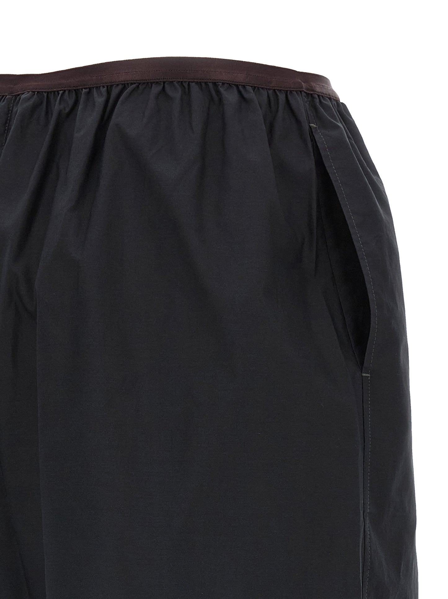Bermuda Shorts by Lemaire for women in cotton & silk gray features a eye catching wide and short with a eye catching .