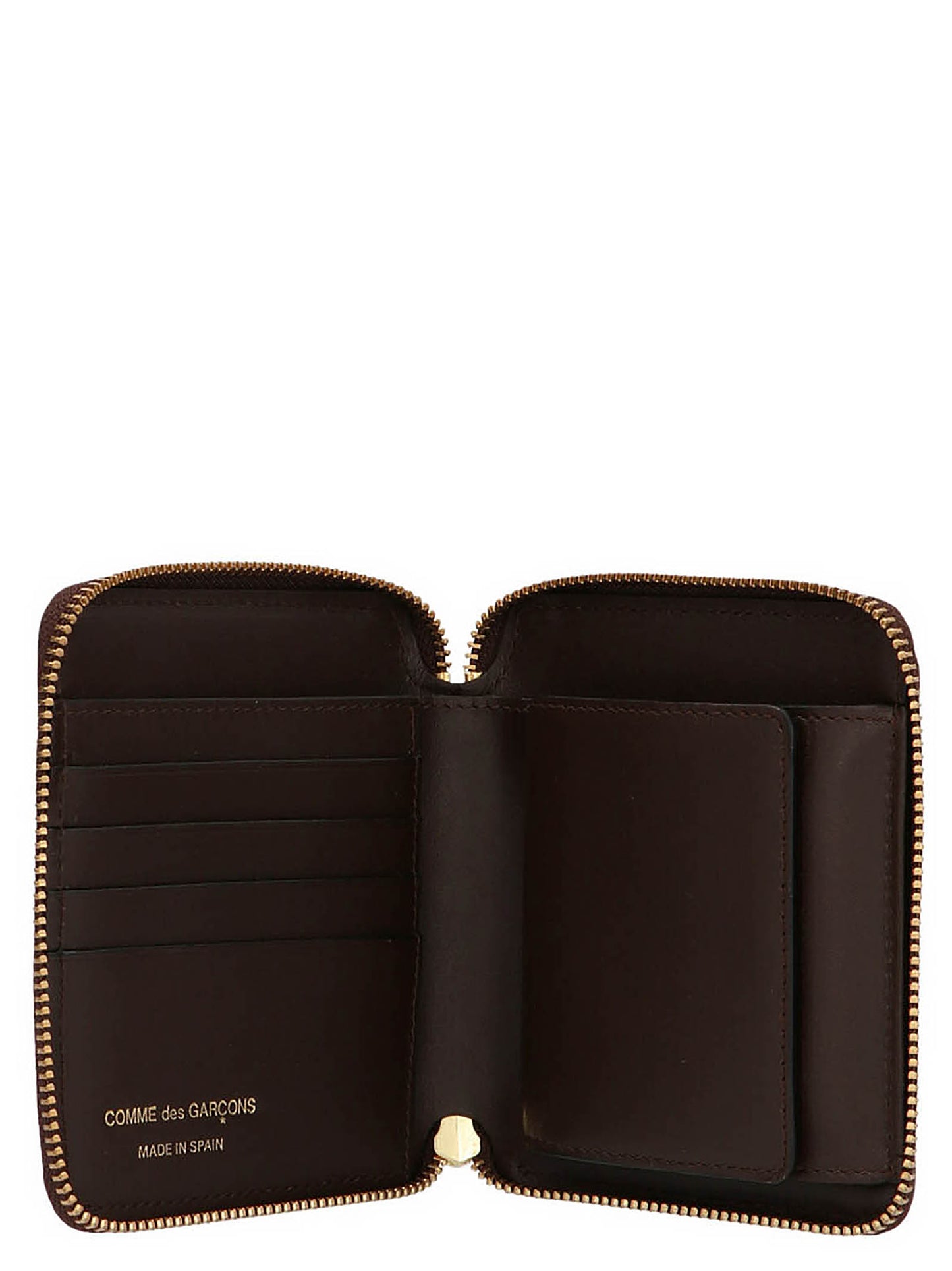 Comme Des Garçons Leather Wallet - Brown
