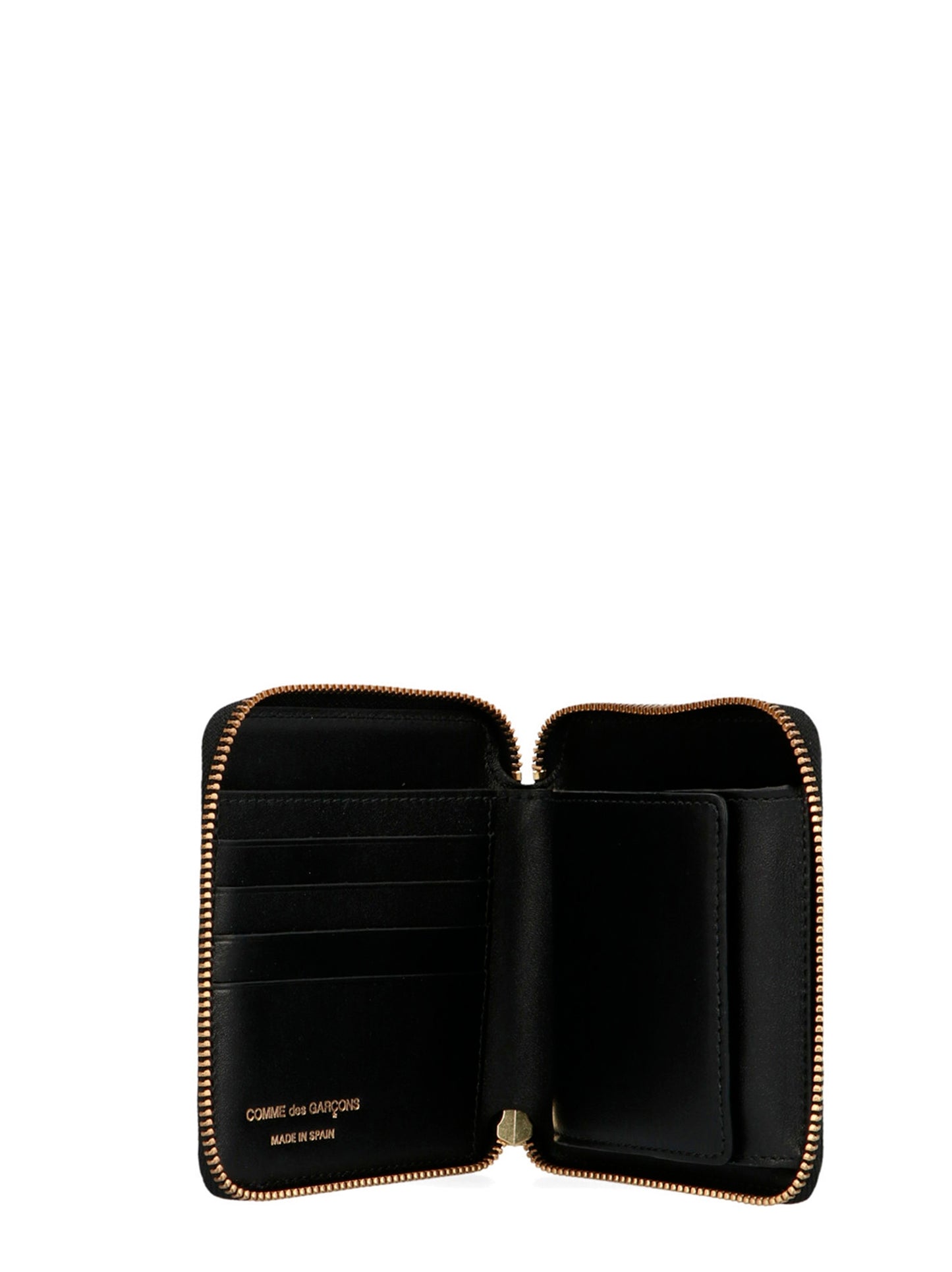 Comme Des Garçons Arecalf Bos Taurus Suede Calfskin Leather Wallet - Black