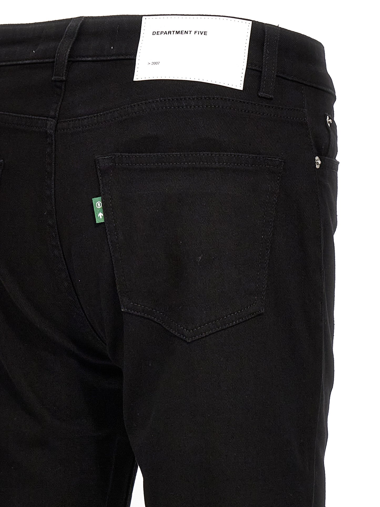 Department 5 Men's Skinny Stretch Denim Cotton Jeans - Black