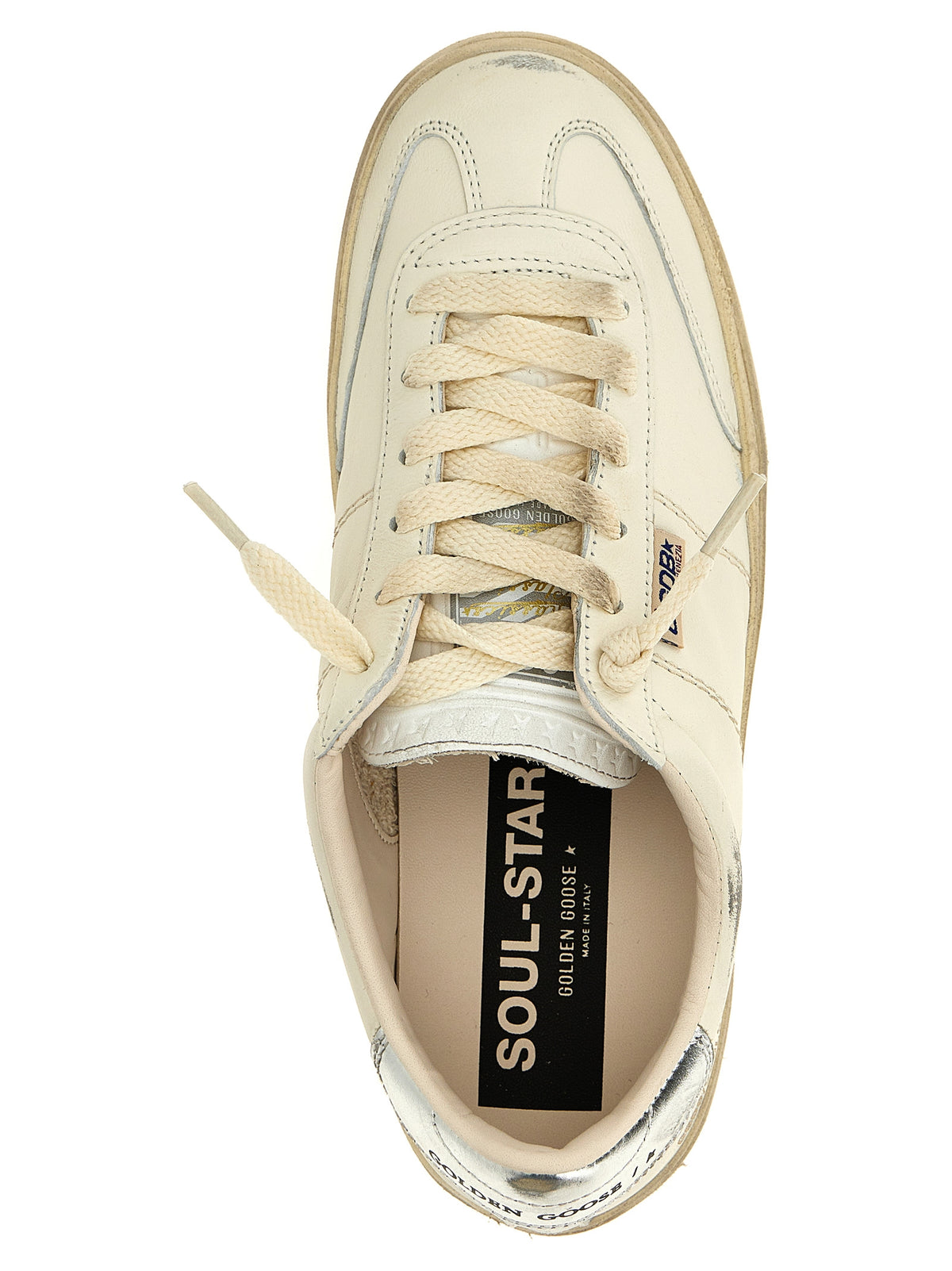 Golden Goose Star Women's Low Top Lamb Leather Sneakers - Silver