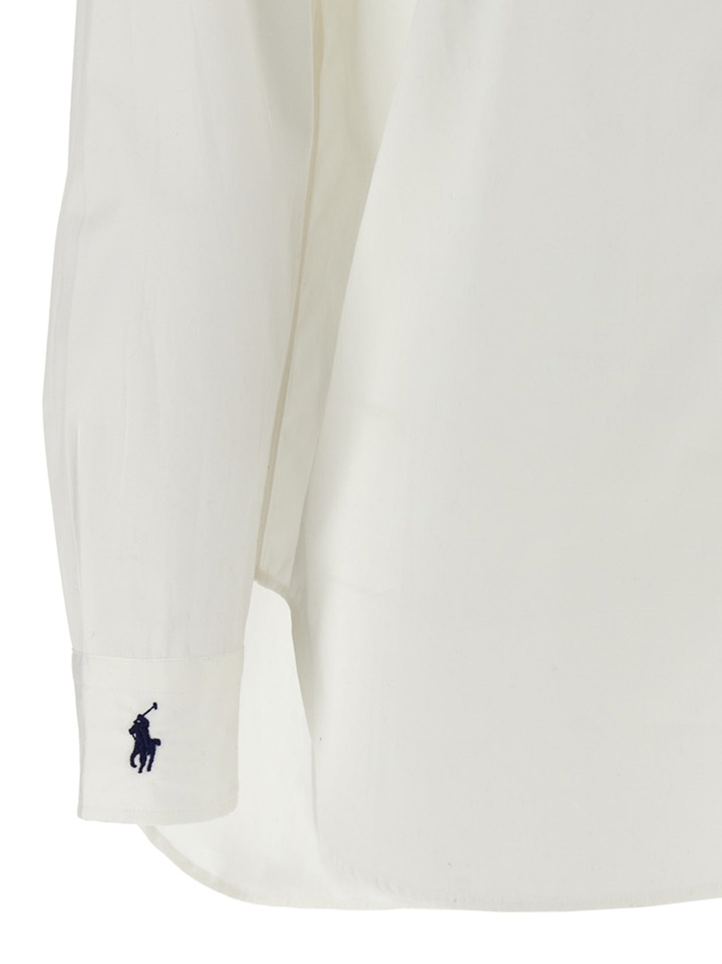 Polo Ralph Lauren Crisp Women's Relaxed Fit Long-Sleeve Cotton Blouse - White