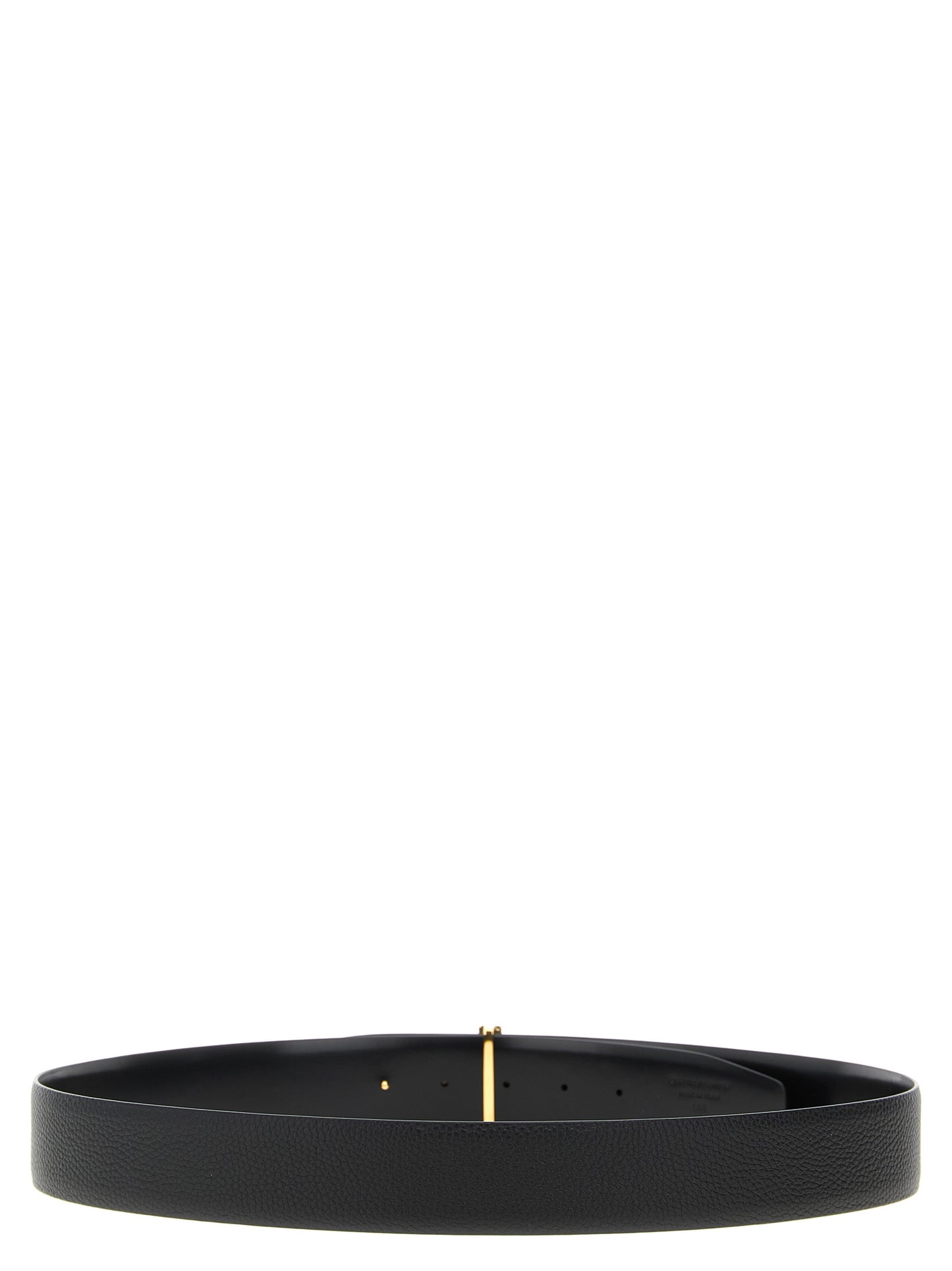 Tom Ford Calfskin Leather Belt - Black