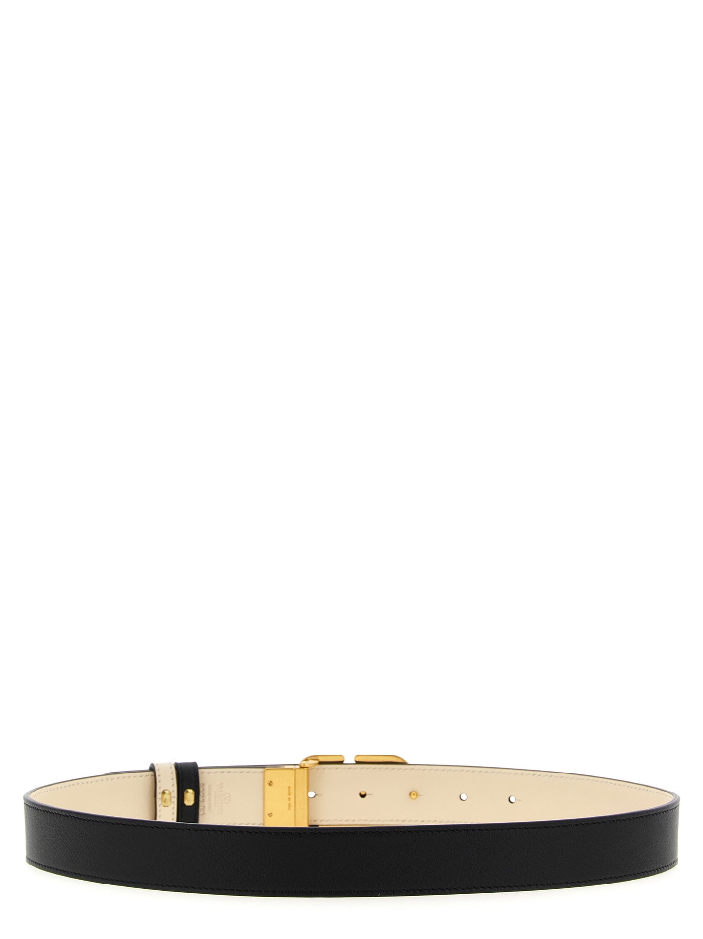 Belt by Valentino Garavani for women in calfskin leather multicolor & signature presents a artisanal silhouette from the V Logo Calfskin Leather Belt collection, showcasing an artisanal design and refined craftsmanship for a artisanal look.