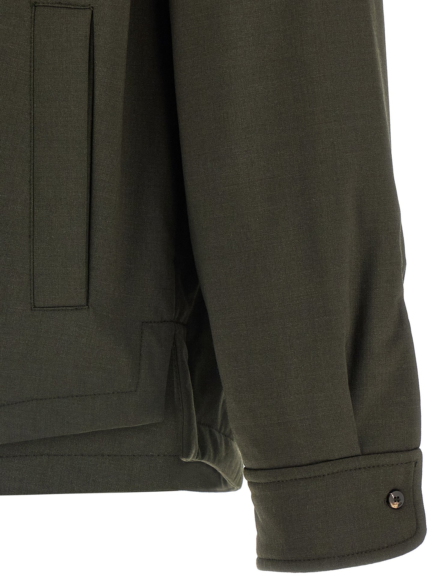 Jacquemus Bicolor Virgin Wool Shell Jacket