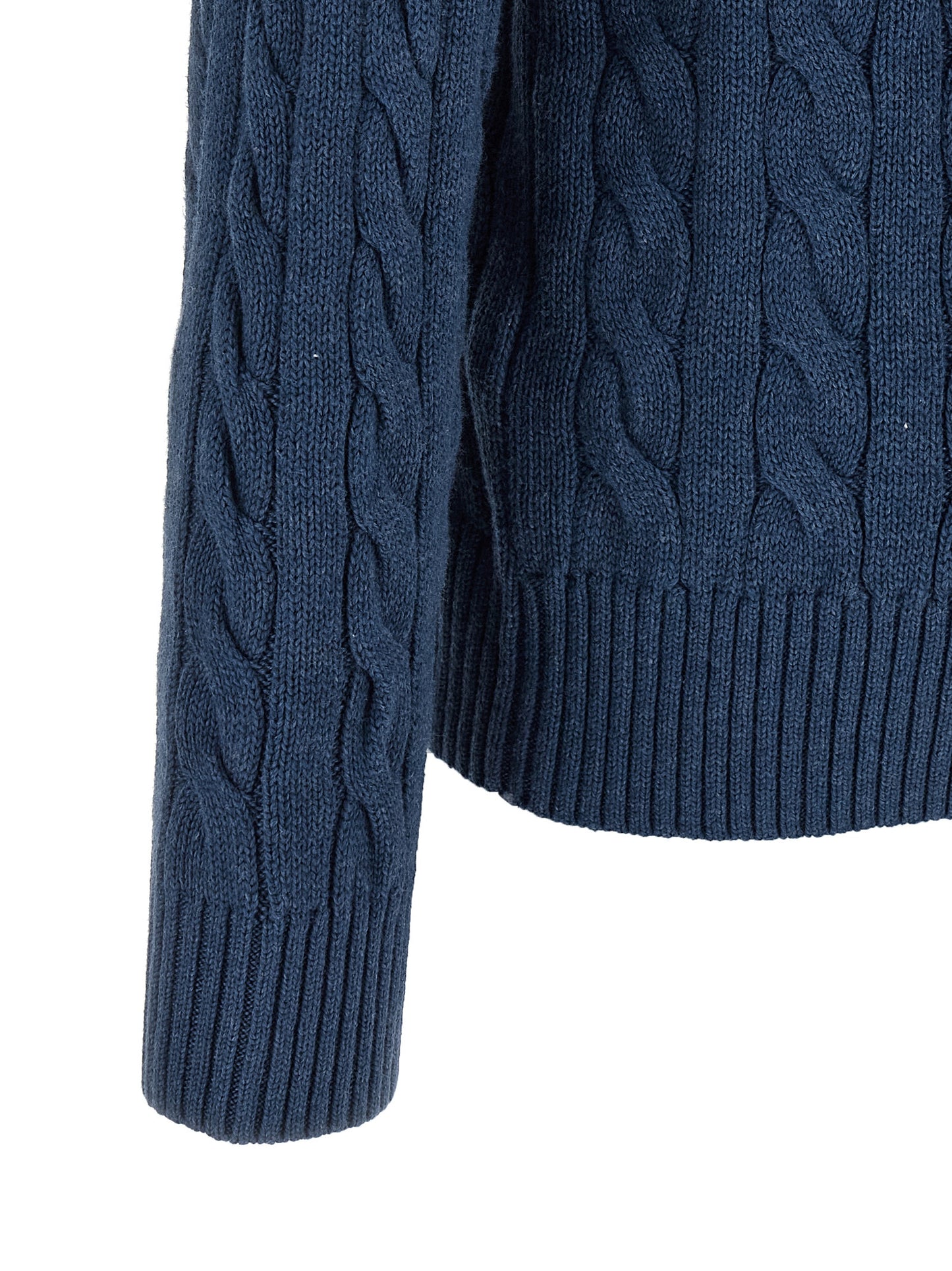 Polo Ralph Lauren Men's Crew Neck Cotton Cardigan - Blue