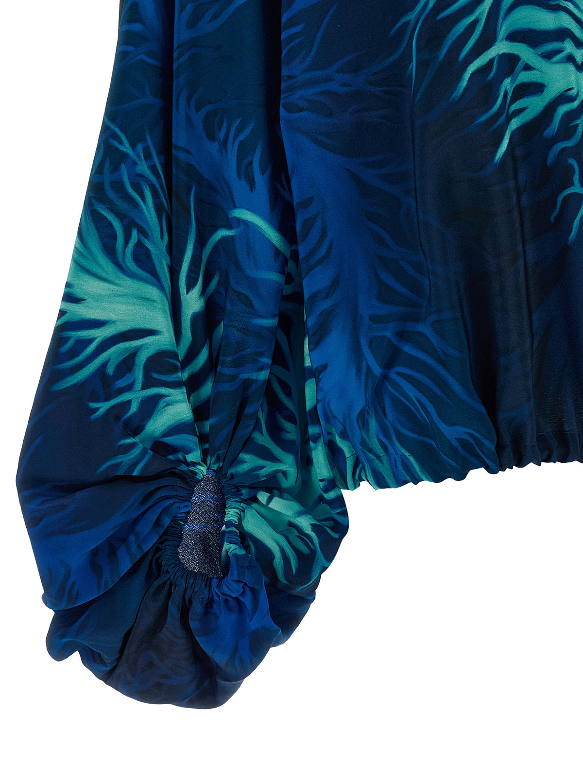 Blouse by F.R.S. - FOR RESTLESS SLEEPERS for women in silk blue showcases a sublime silhouette, artfully detailed with a sublime and for a sophisticated, sublime finish.