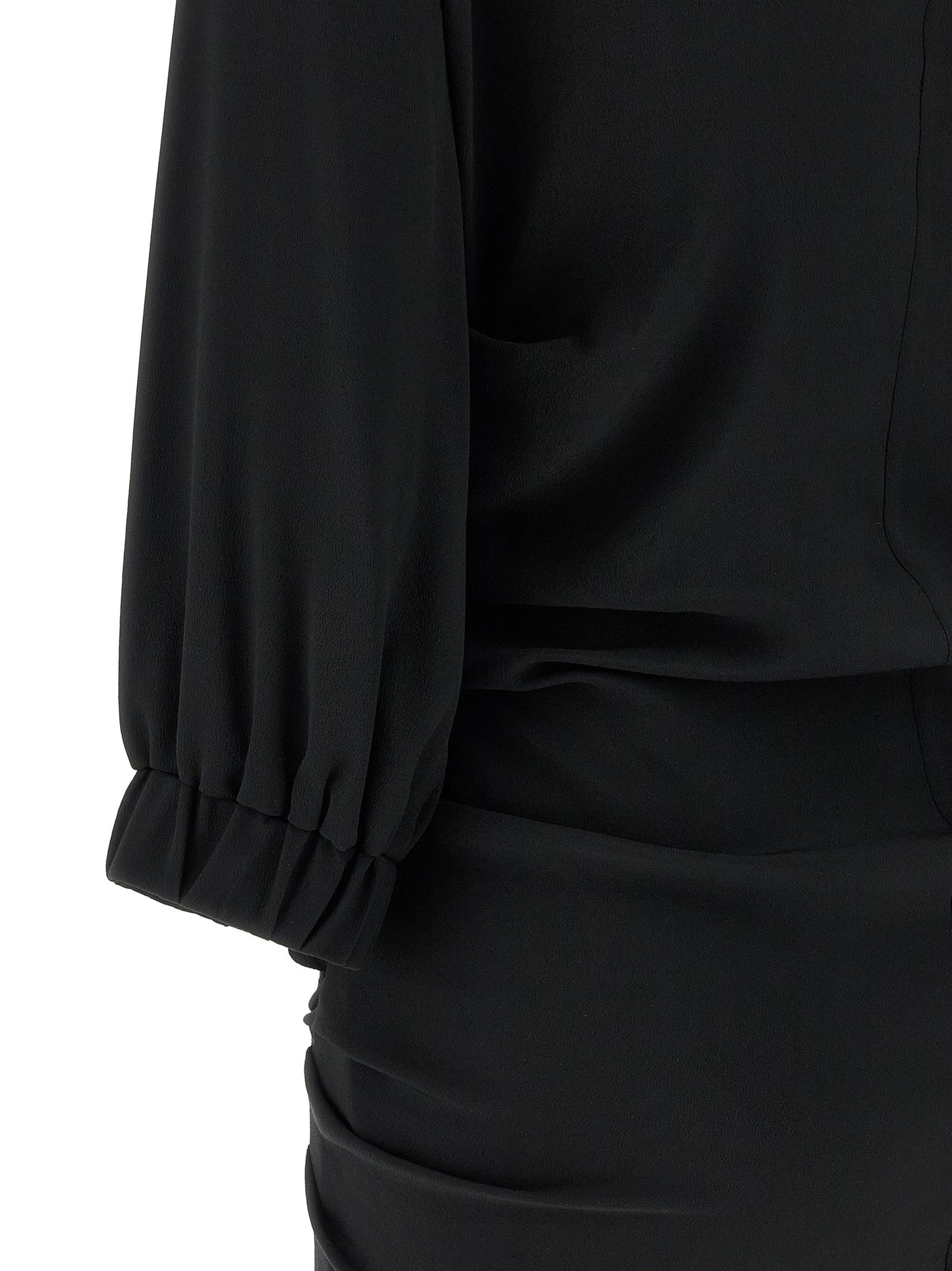 The Attico Women's Acetate Silk & Crepe Tank Top - Black