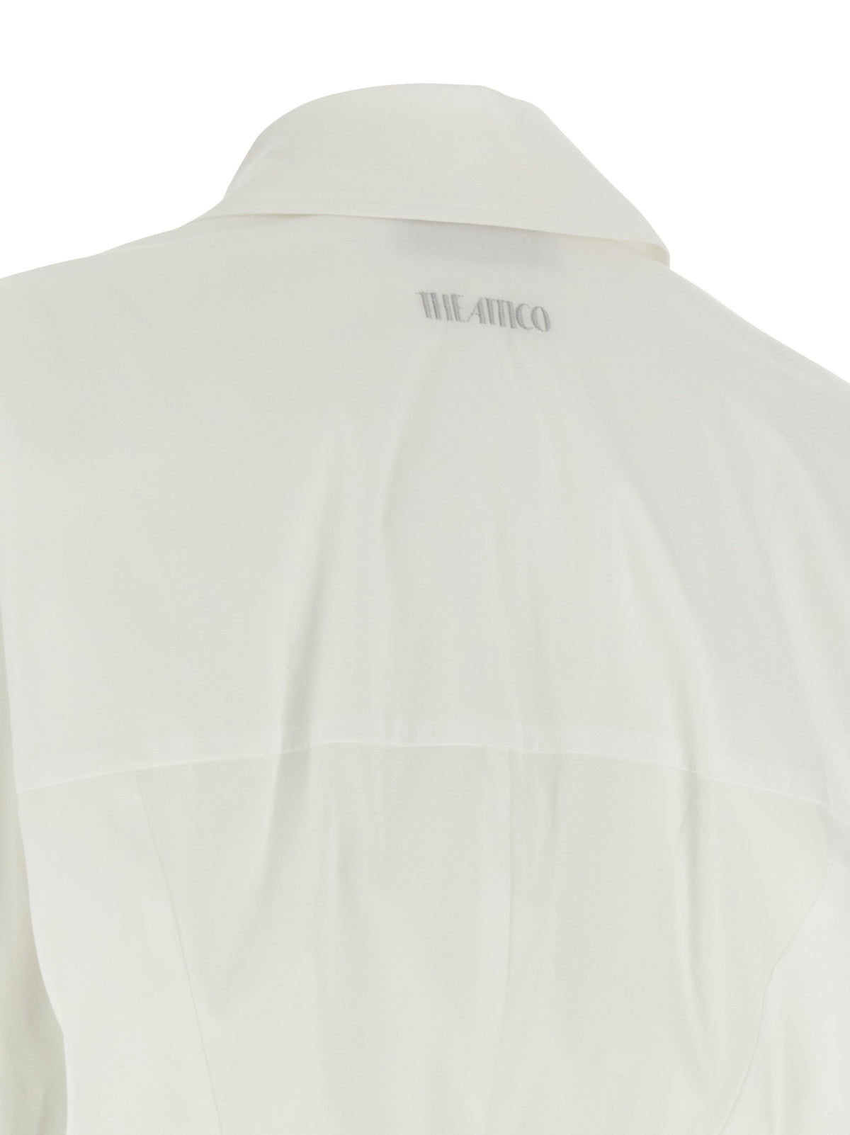 The Attico Crisp Women's Stretch Cotton Dress - White