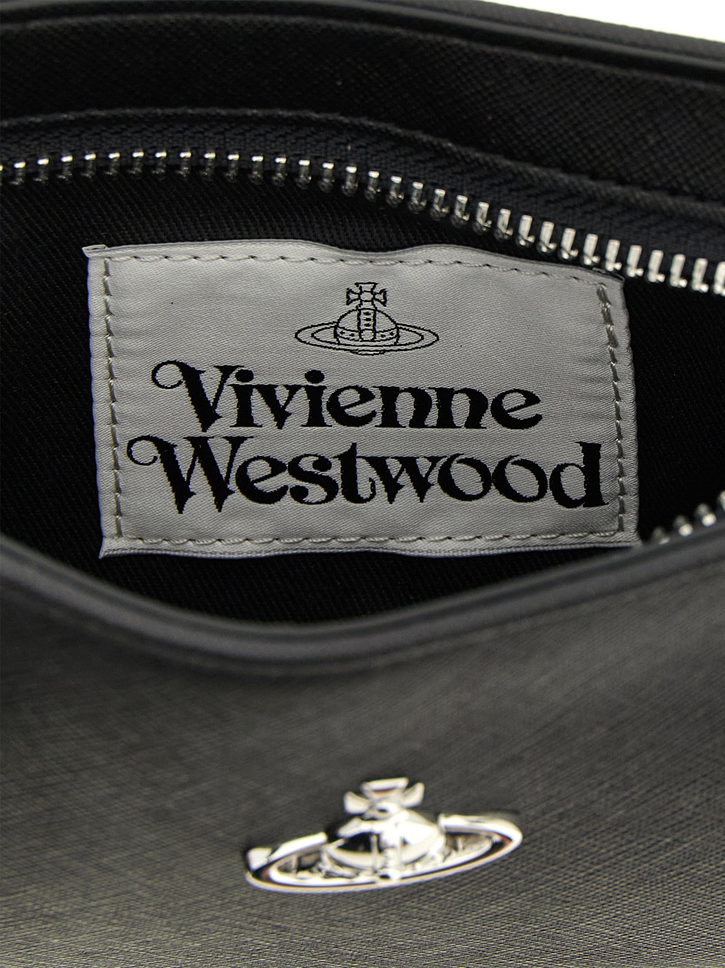 Vivienne Westwood Tasha Polyethylene Polyurethane & cotton Shoulder Bag - Black