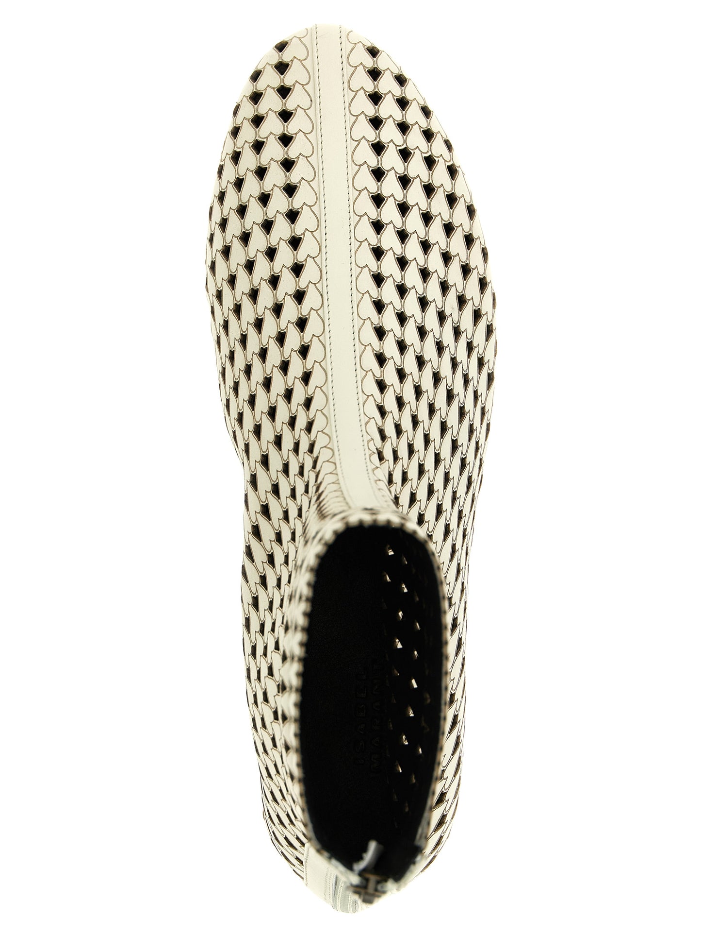 Ankle Boots by Isabel Marant for women in calfskin leather beige features an high-performance silhouette, showcasing the sophisticated design of the Heart Women's Calfskin Leather Ankle Boots with a and a refined .