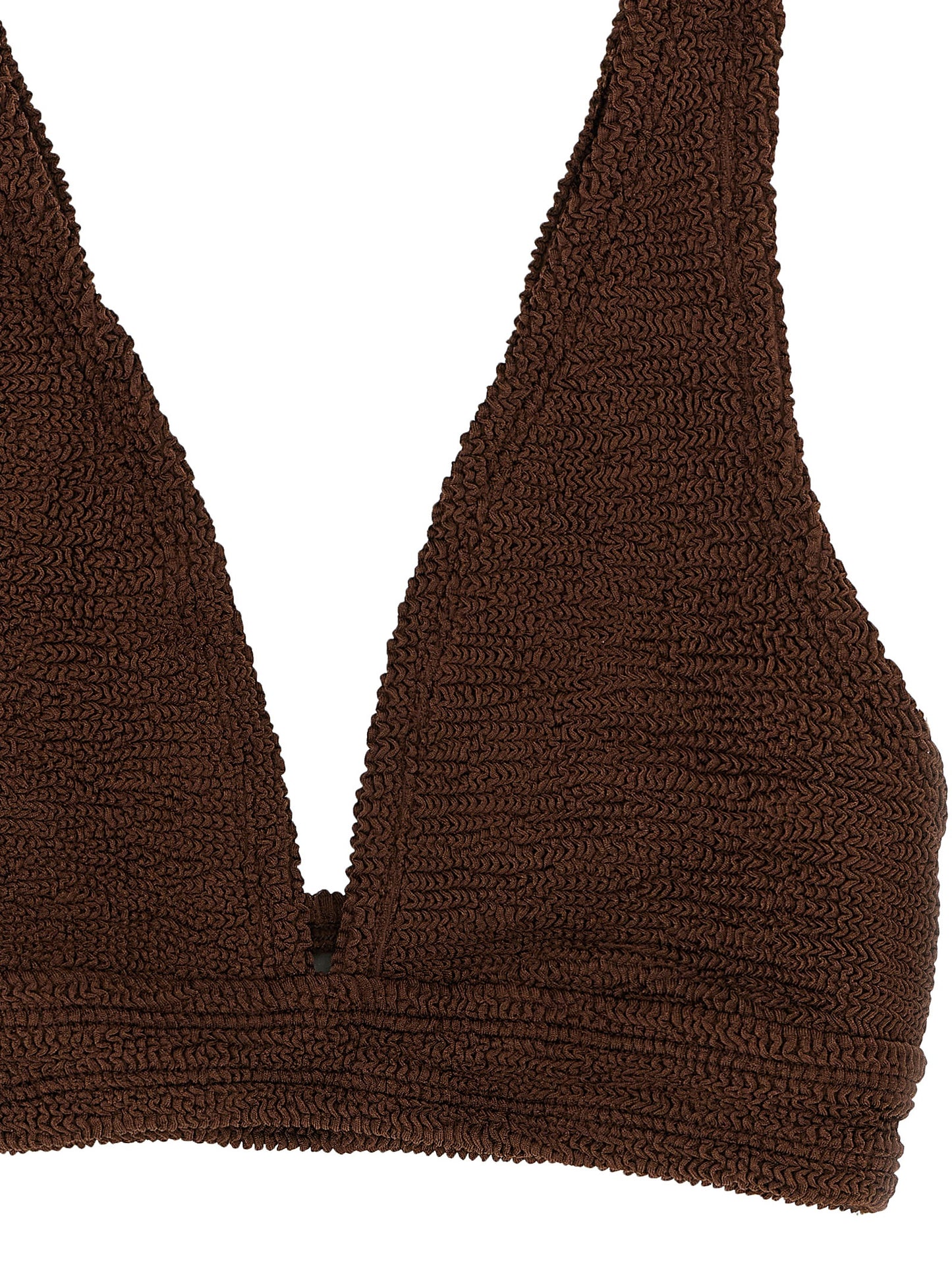 Hunza G Women's Stretch Polyamide Bikini - Brown