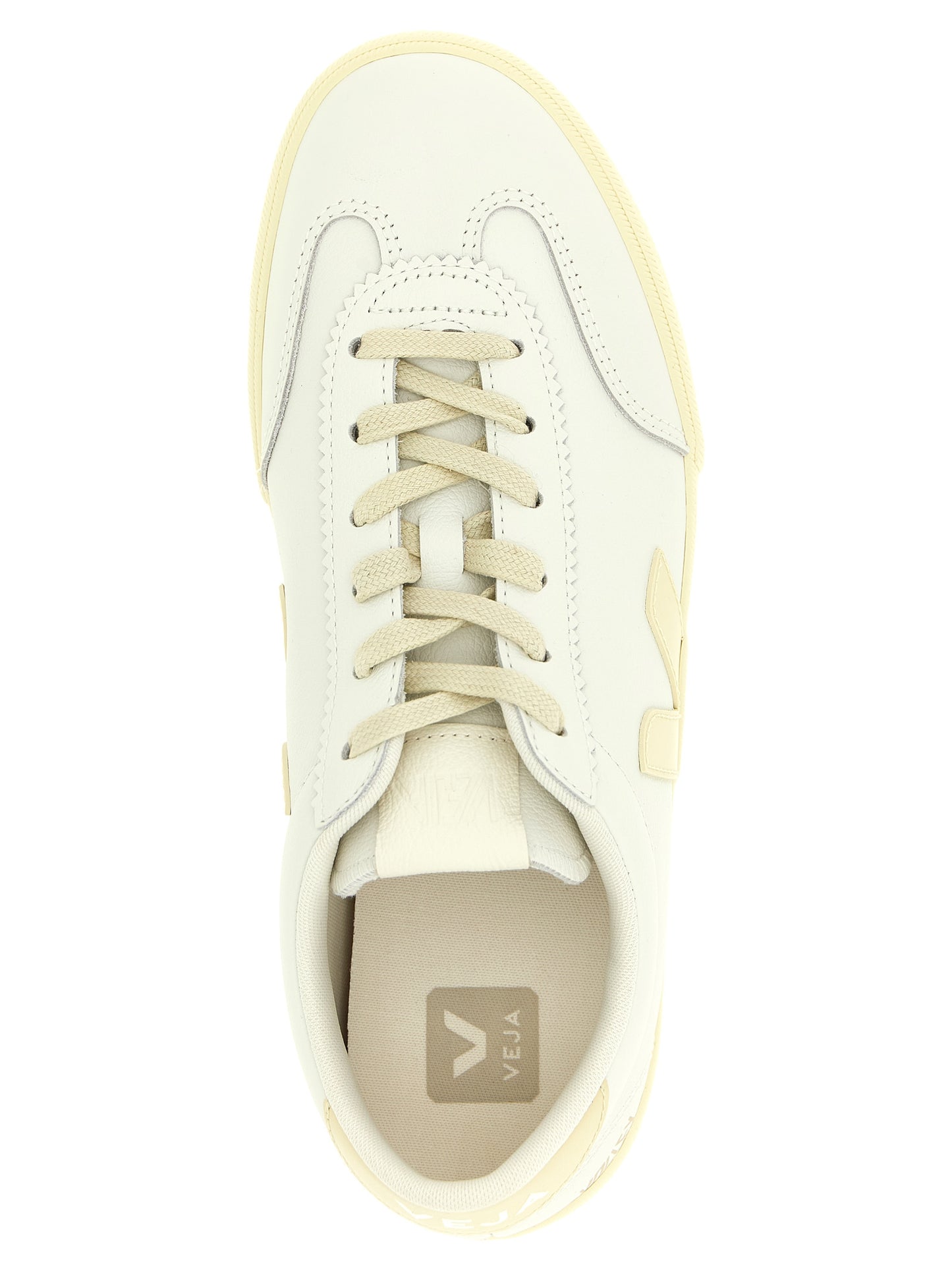 Veja White Calfskin Sneakers